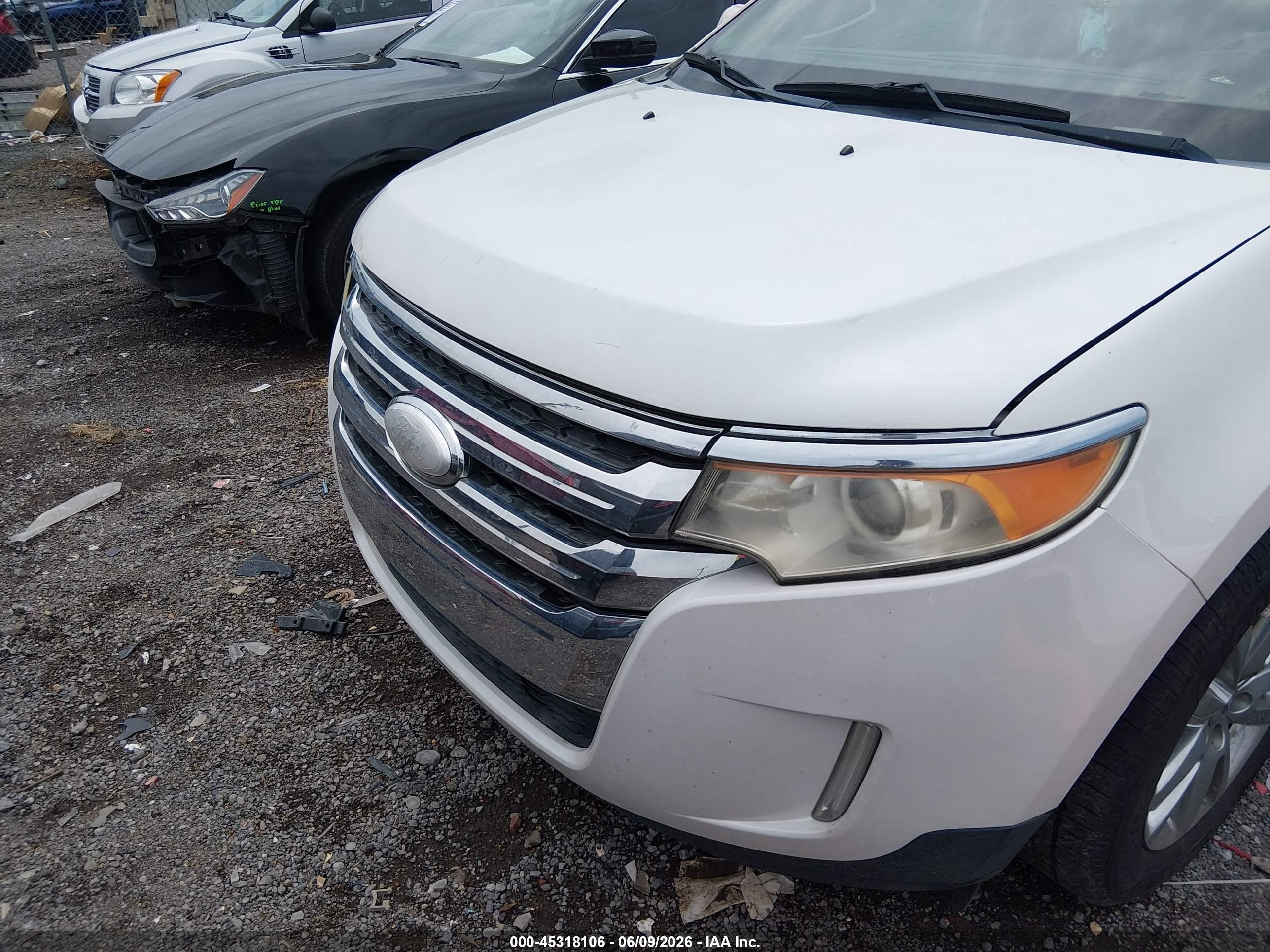 2012 Ford Edge Limited Белый vin: 2FMDK3KC2CBA05705