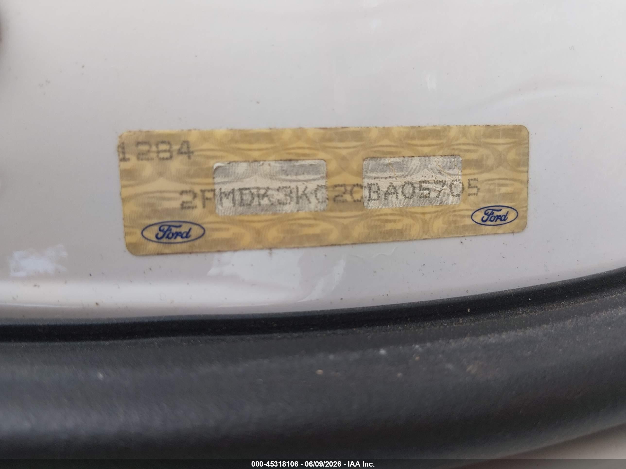 2012 Ford Edge Limited Белый vin: 2FMDK3KC2CBA05705