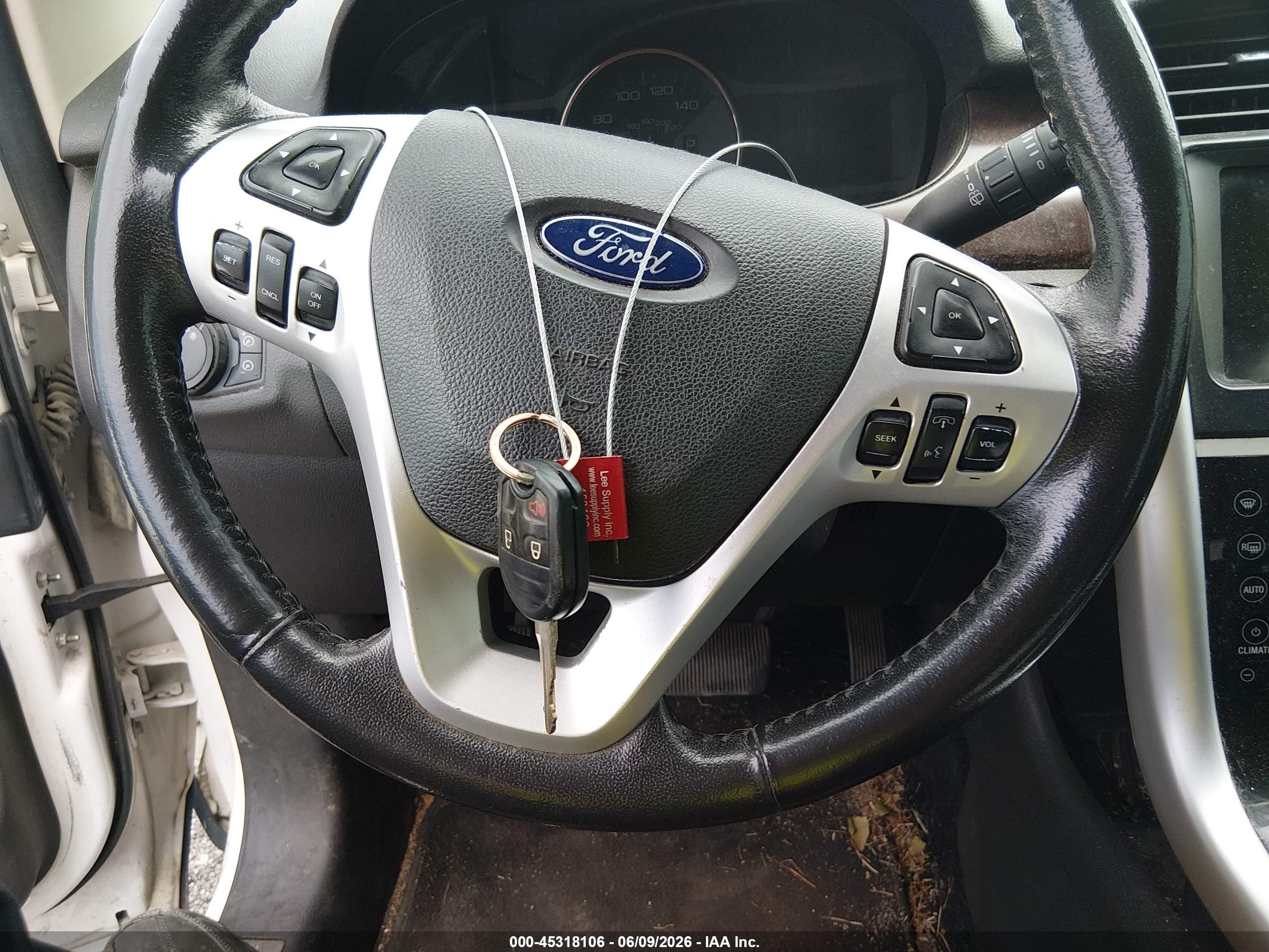 2012 Ford Edge Limited Белый vin: 2FMDK3KC2CBA05705