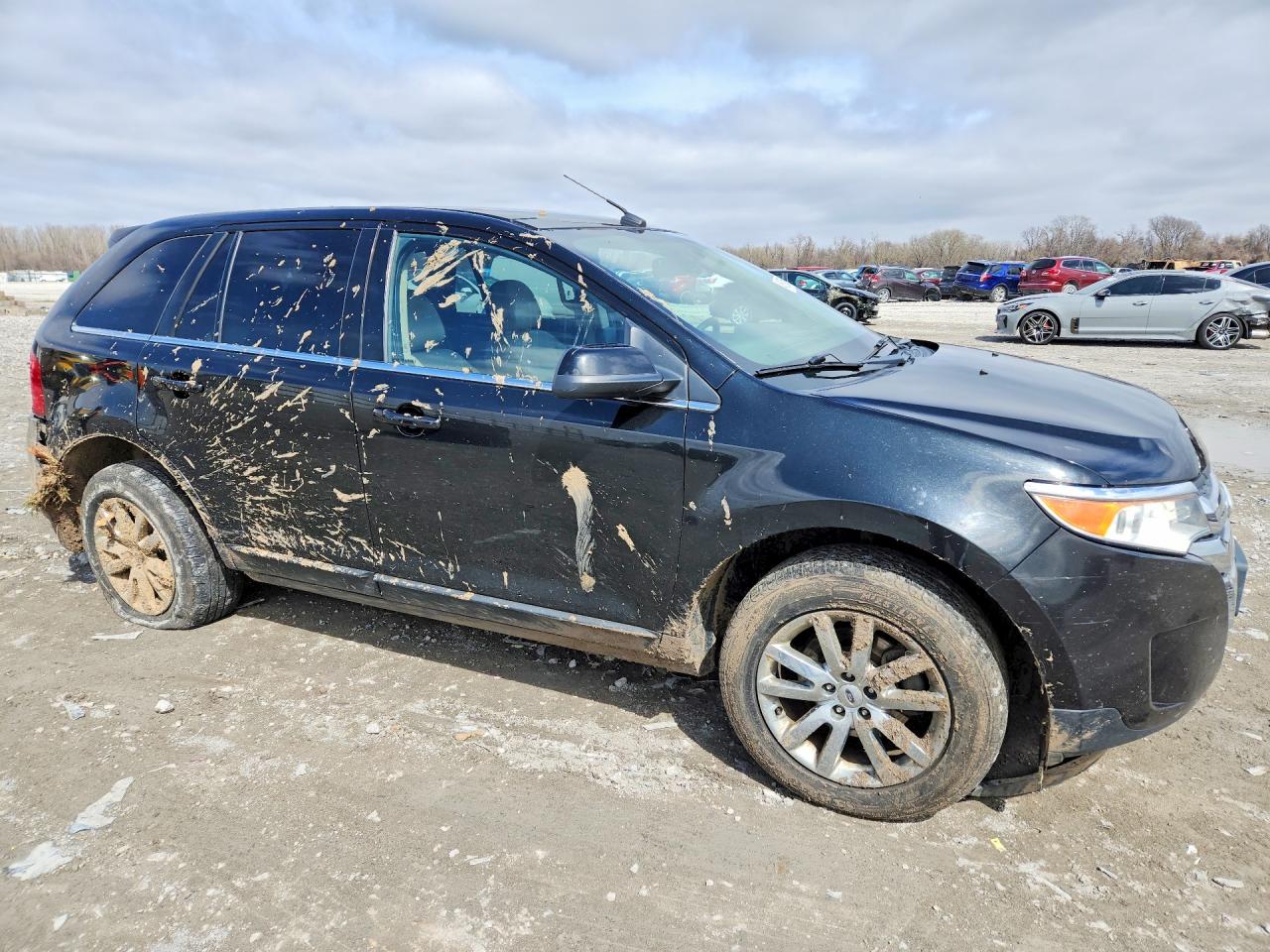 2012 Ford Edge Limited Black vin: 2FMDK3KC2CBA48697