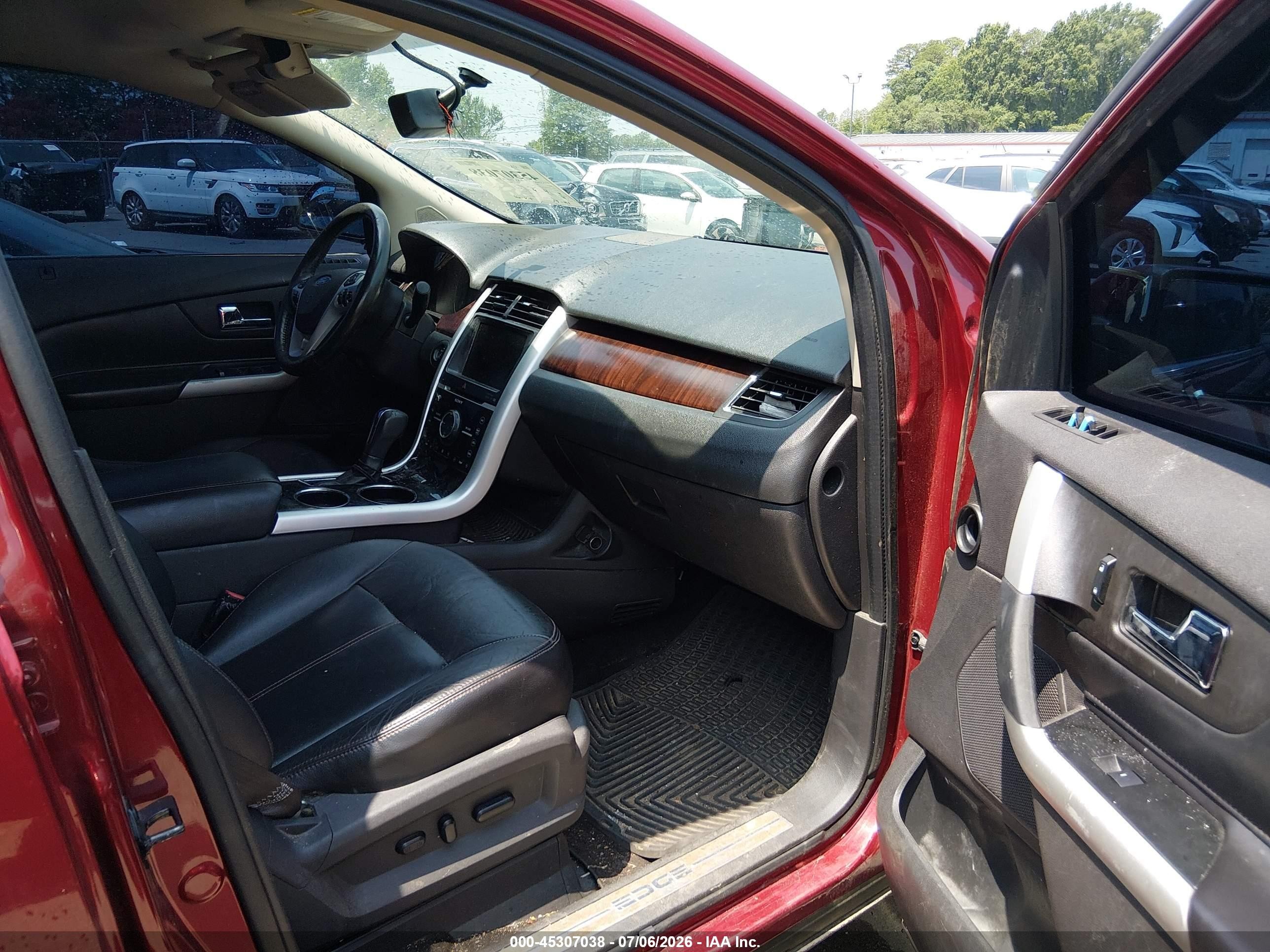 2013 Ford Edge Limited Red vin: 2FMDK3KC2DBA33201