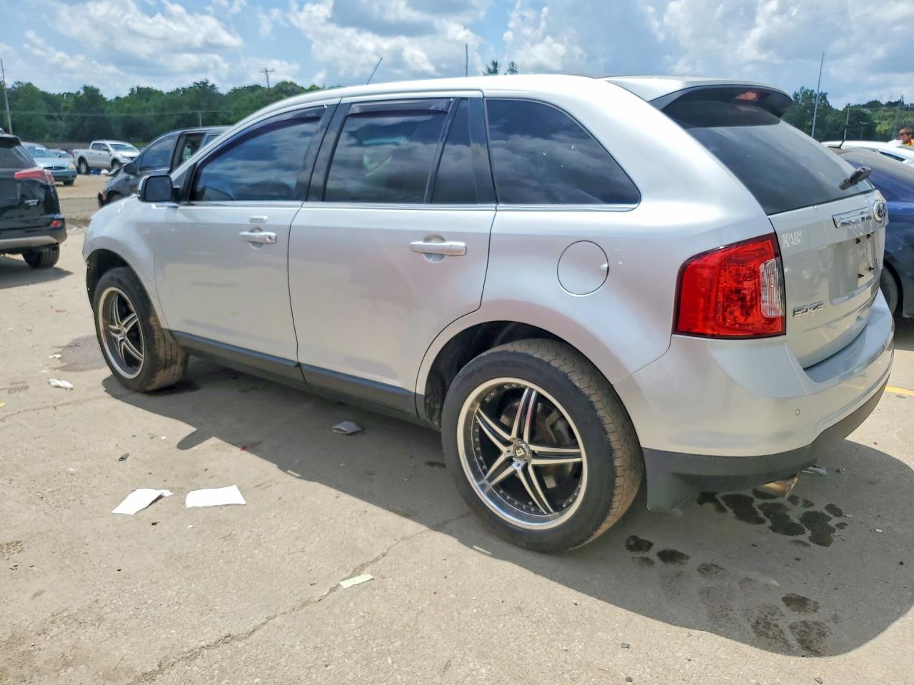 2013 Ford Edge Limited Silver vin: 2FMDK3KC2DBA63203