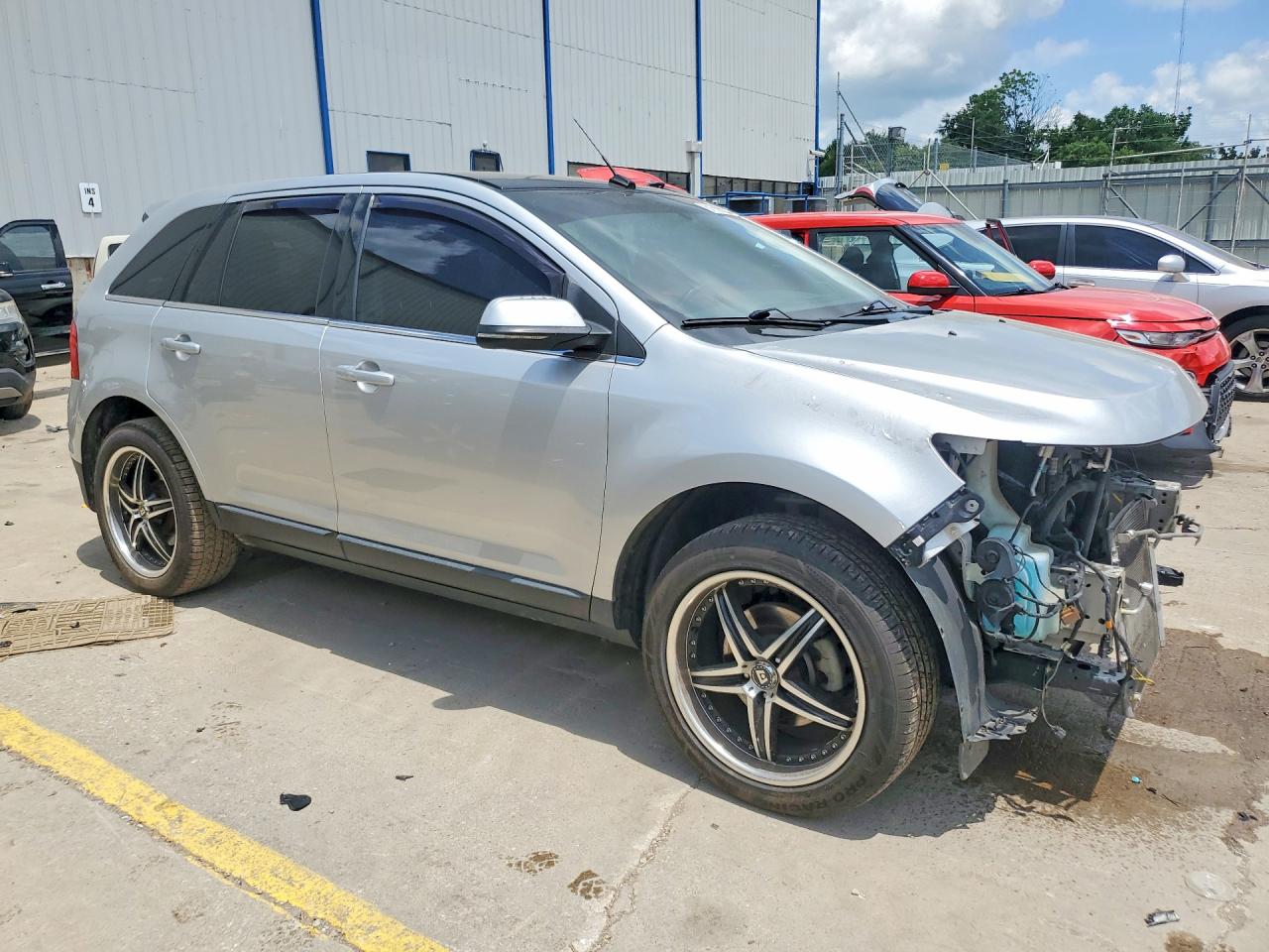 2013 Ford Edge Limited Silver vin: 2FMDK3KC2DBA63203