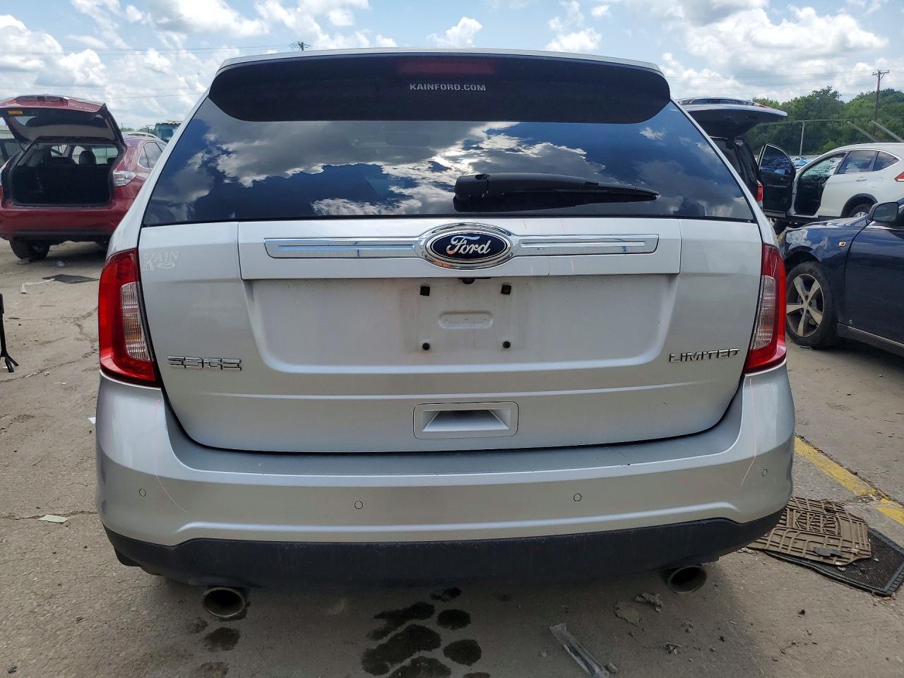 2013 Ford Edge Limited Silver vin: 2FMDK3KC2DBA63203