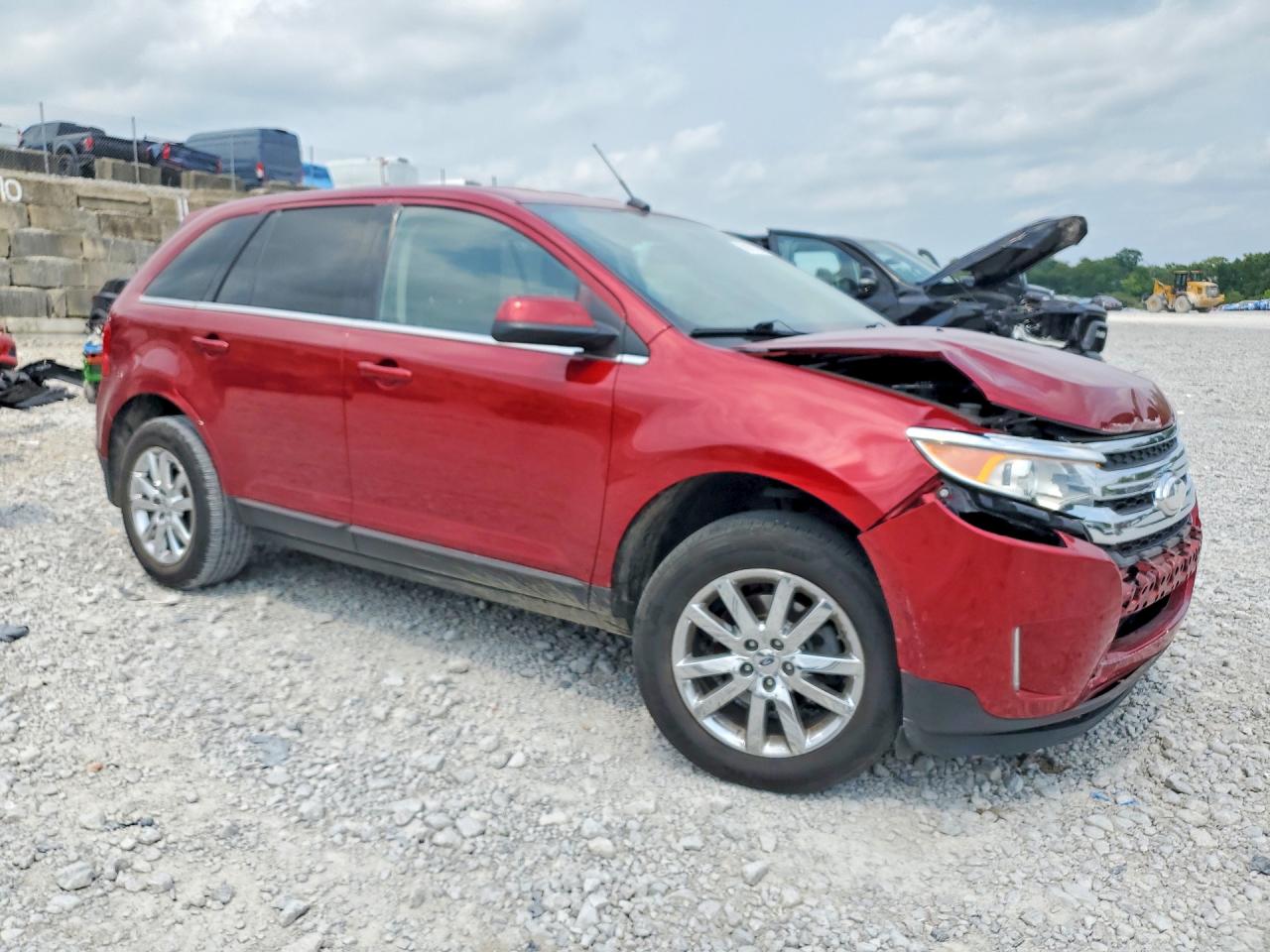 2013 Ford Edge Limited Burgundy vin: 2FMDK3KC2DBB02212