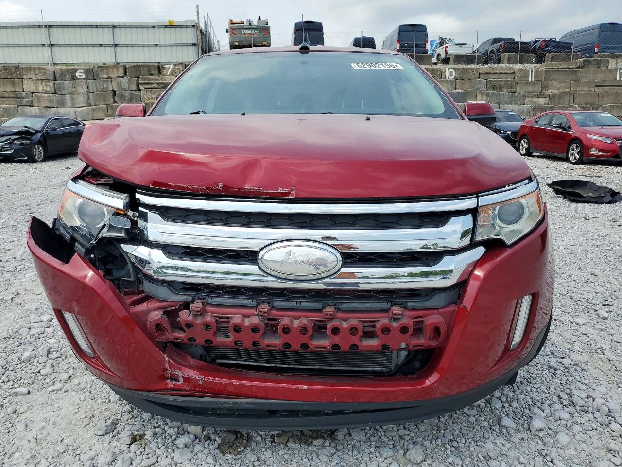 2013 Ford Edge Limited Burgundy vin: 2FMDK3KC2DBB02212