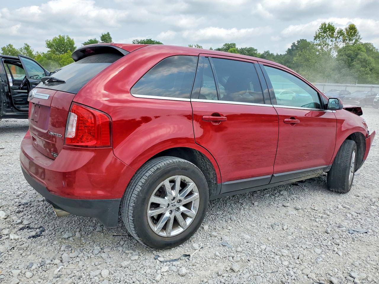 2013 Ford Edge Limited Burgundy vin: 2FMDK3KC2DBB02212