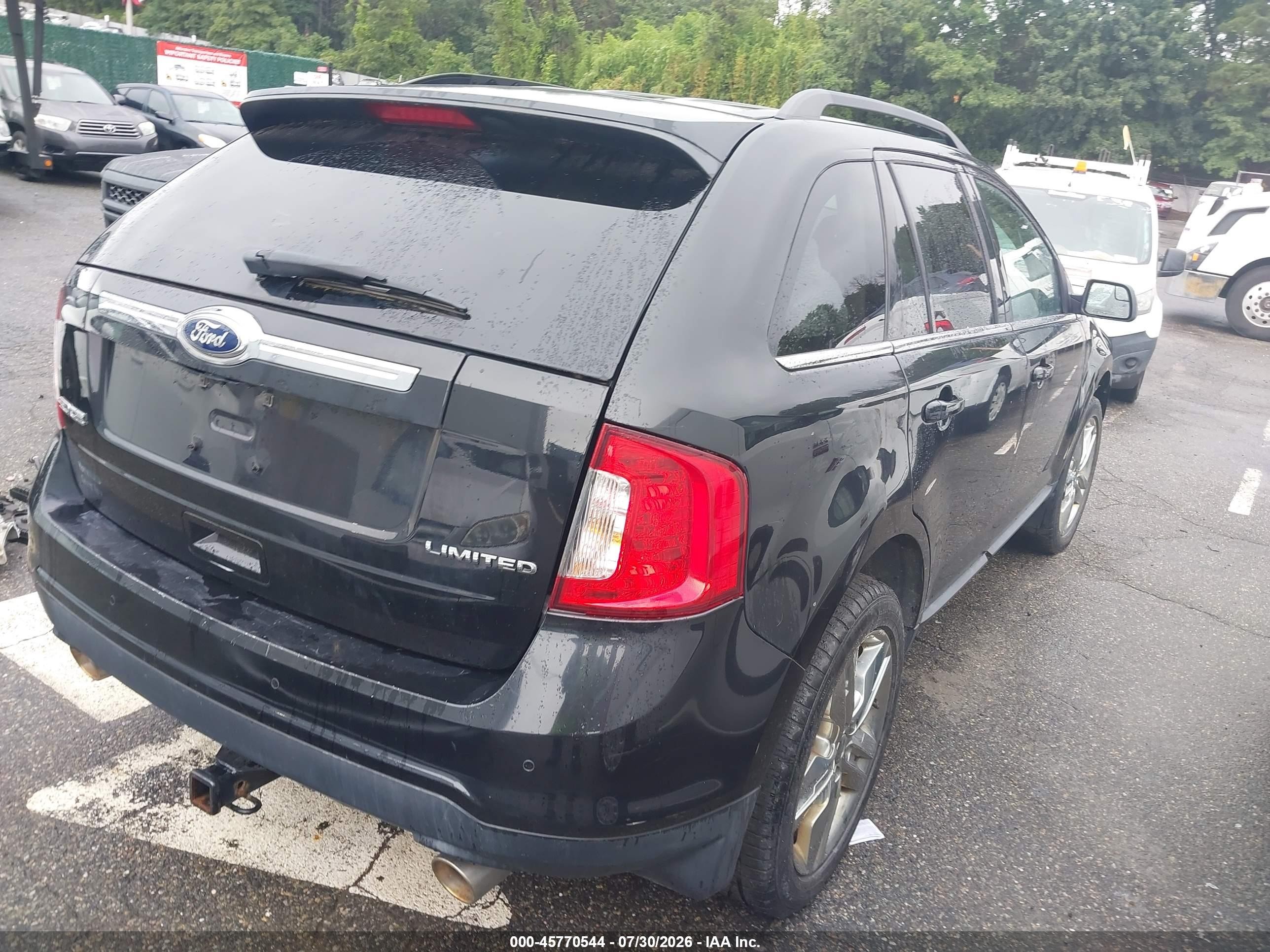 2013 Ford Edge Limited Black vin: 2FMDK3KC2DBB28132