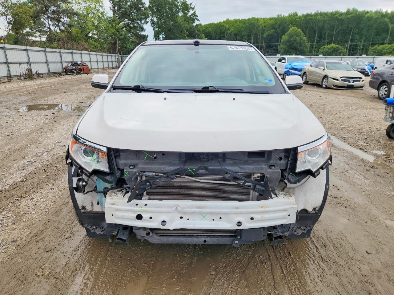 2013 Ford Edge Limited White vin: 2FMDK3KC2DBB57016