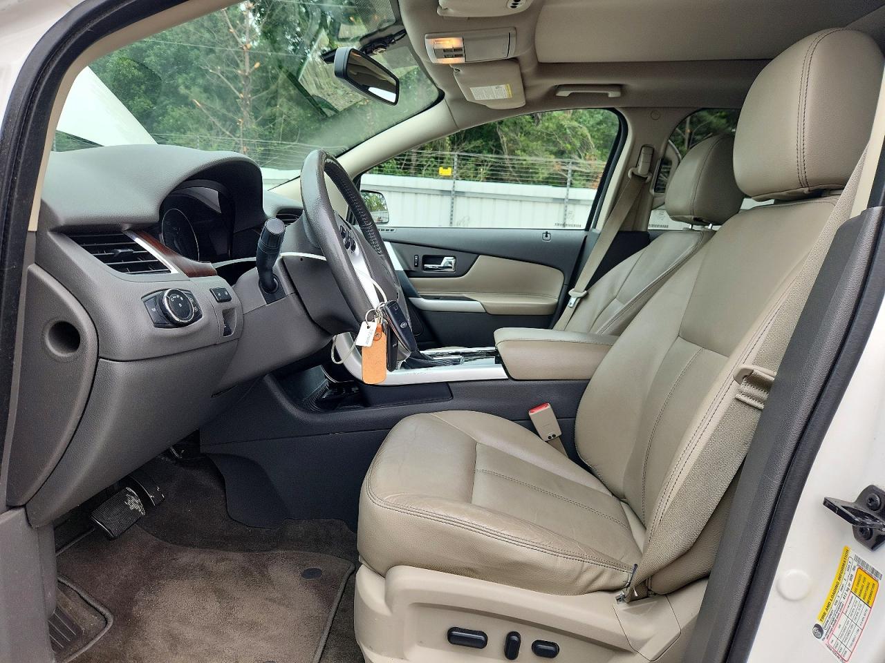 2013 Ford Edge Limited White vin: 2FMDK3KC2DBB57016
