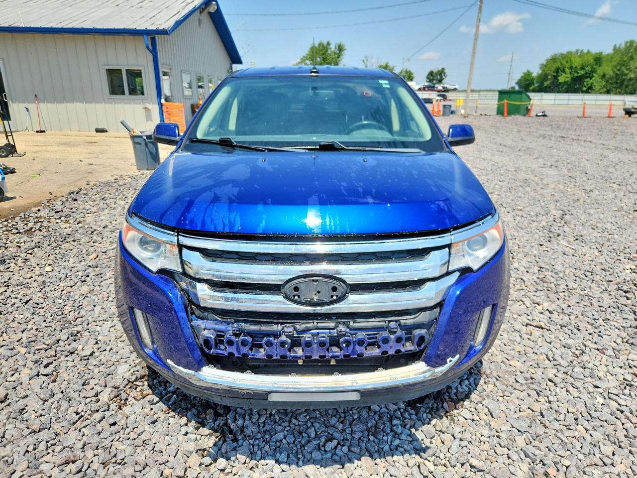 2013 Ford Edge Limited Blue vin: 2FMDK3KC2DBC18381