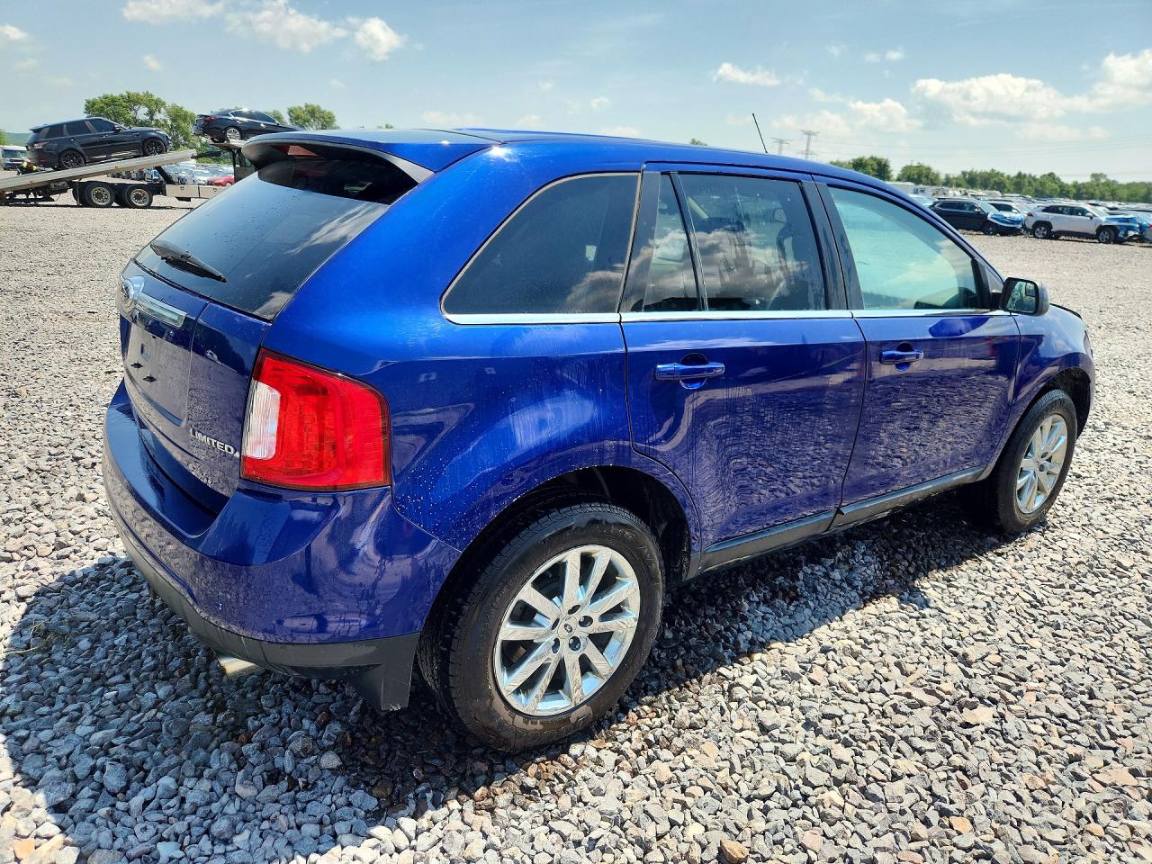2013 Ford Edge Limited Blue vin: 2FMDK3KC2DBC18381