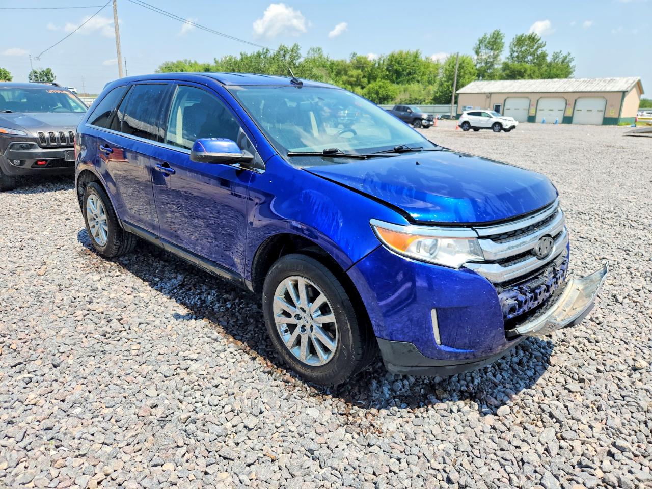 2013 Ford Edge Limited Blue vin: 2FMDK3KC2DBC18381
