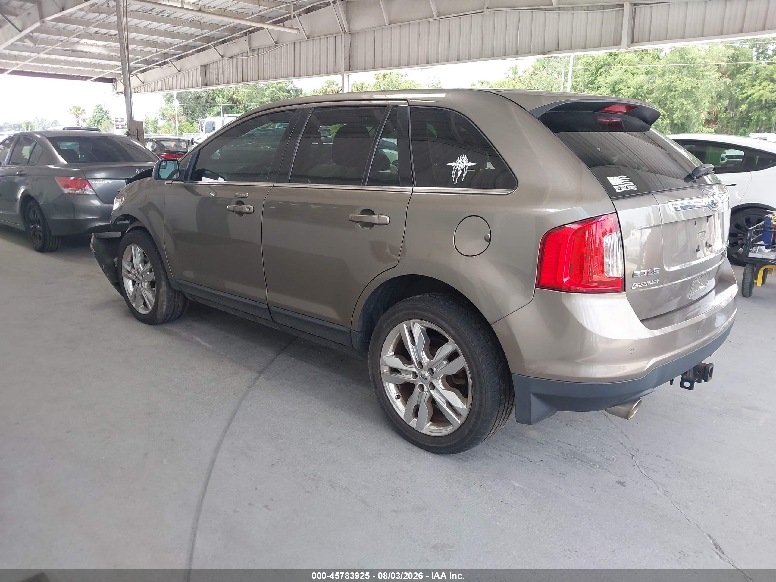 2013 Ford Edge Limited Gold vin: 2FMDK3KC2DBC25928