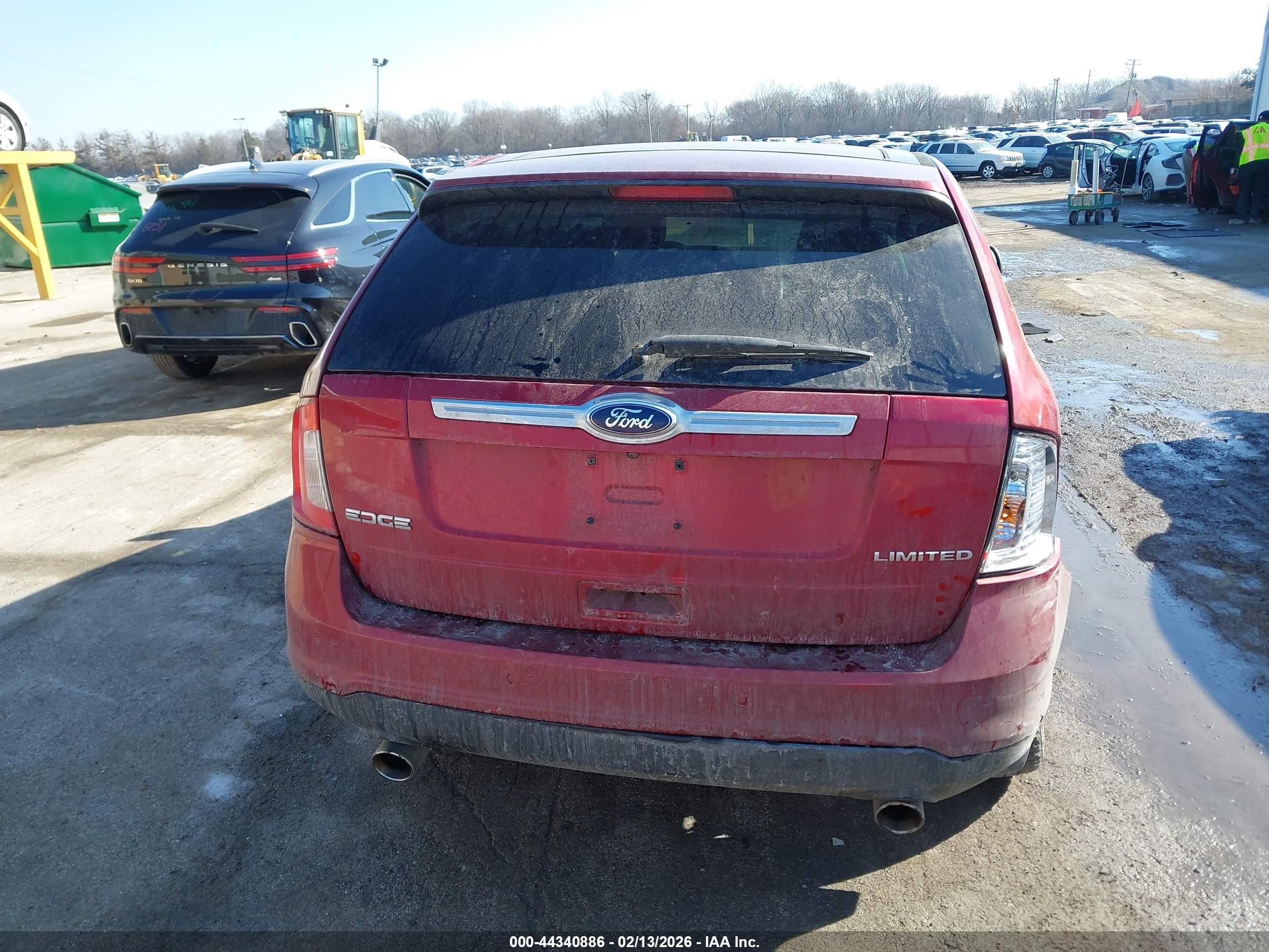 2013 Ford Edge Limited Red vin: 2FMDK3KC2DBC29672