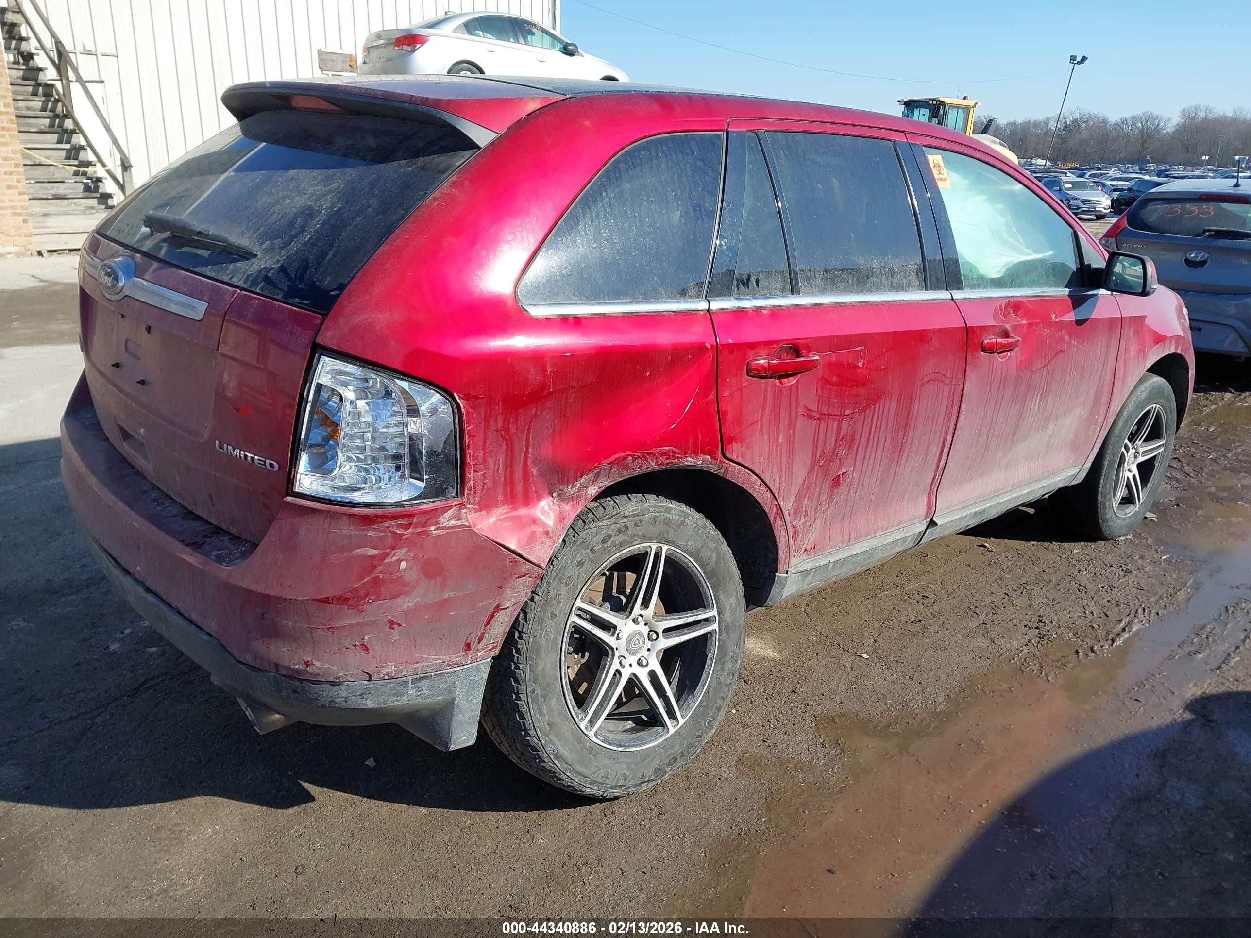 2013 Ford Edge Limited Red vin: 2FMDK3KC2DBC29672