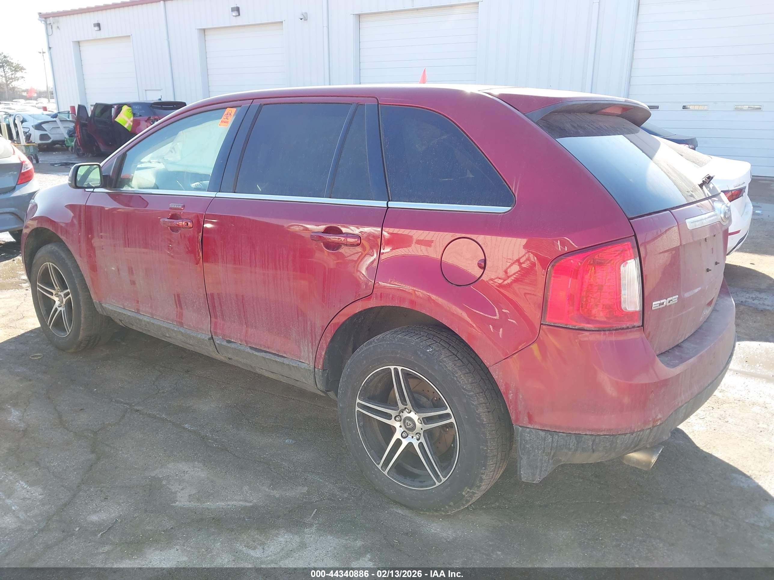 2013 Ford Edge Limited Red vin: 2FMDK3KC2DBC29672