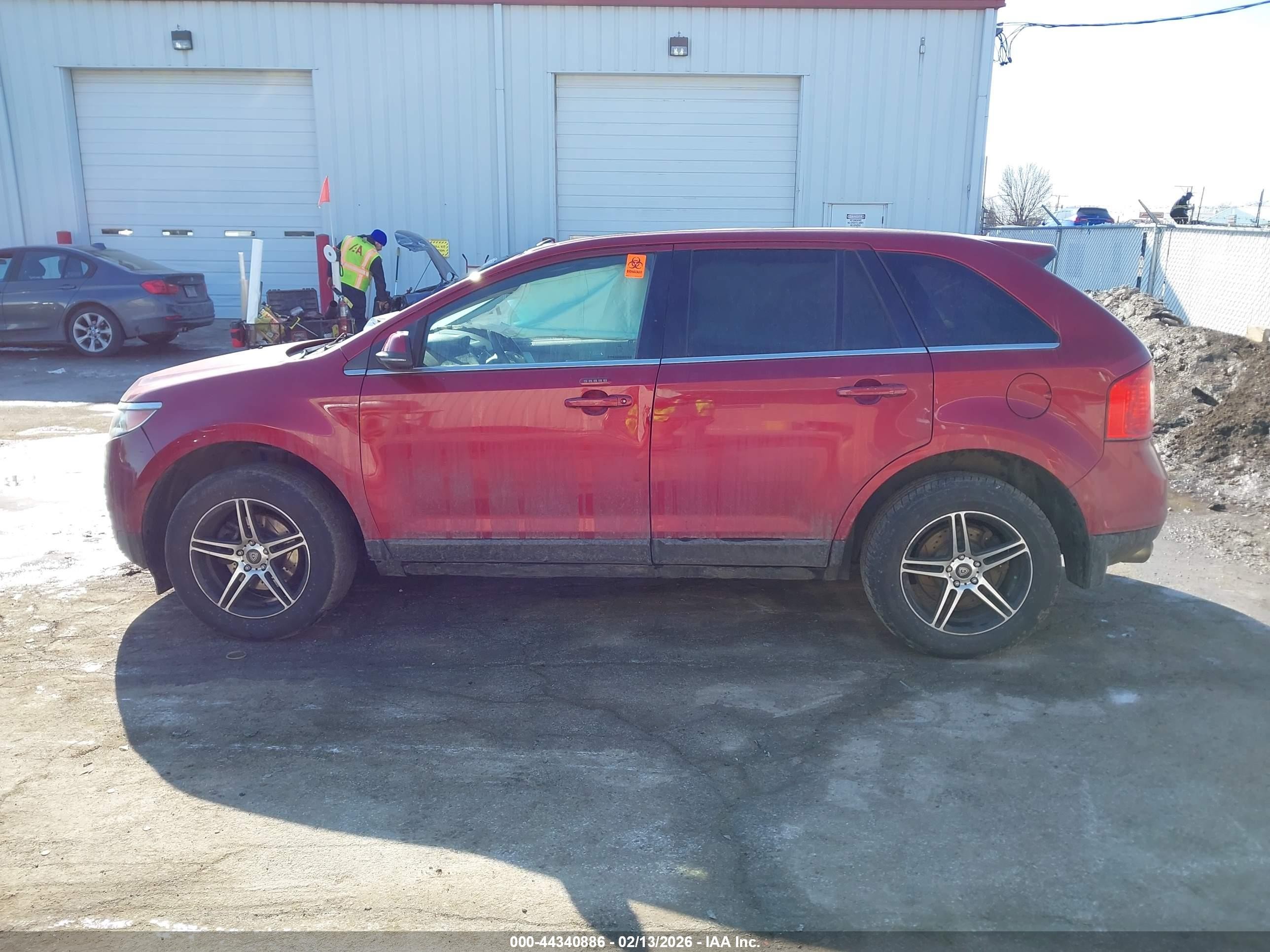 2013 Ford Edge Limited Red vin: 2FMDK3KC2DBC29672