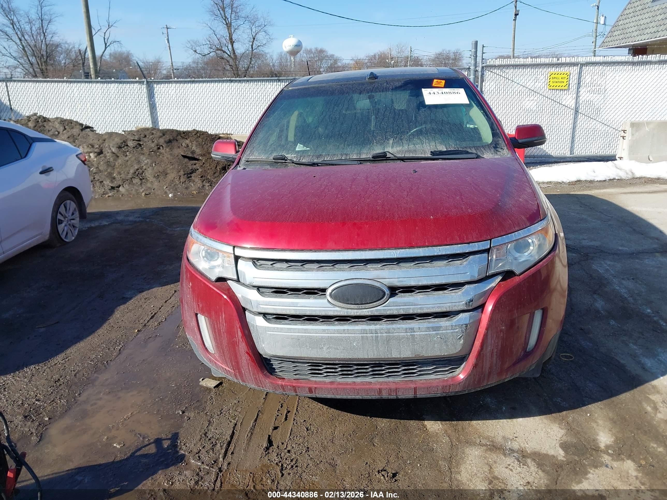 2013 Ford Edge Limited Red vin: 2FMDK3KC2DBC29672
