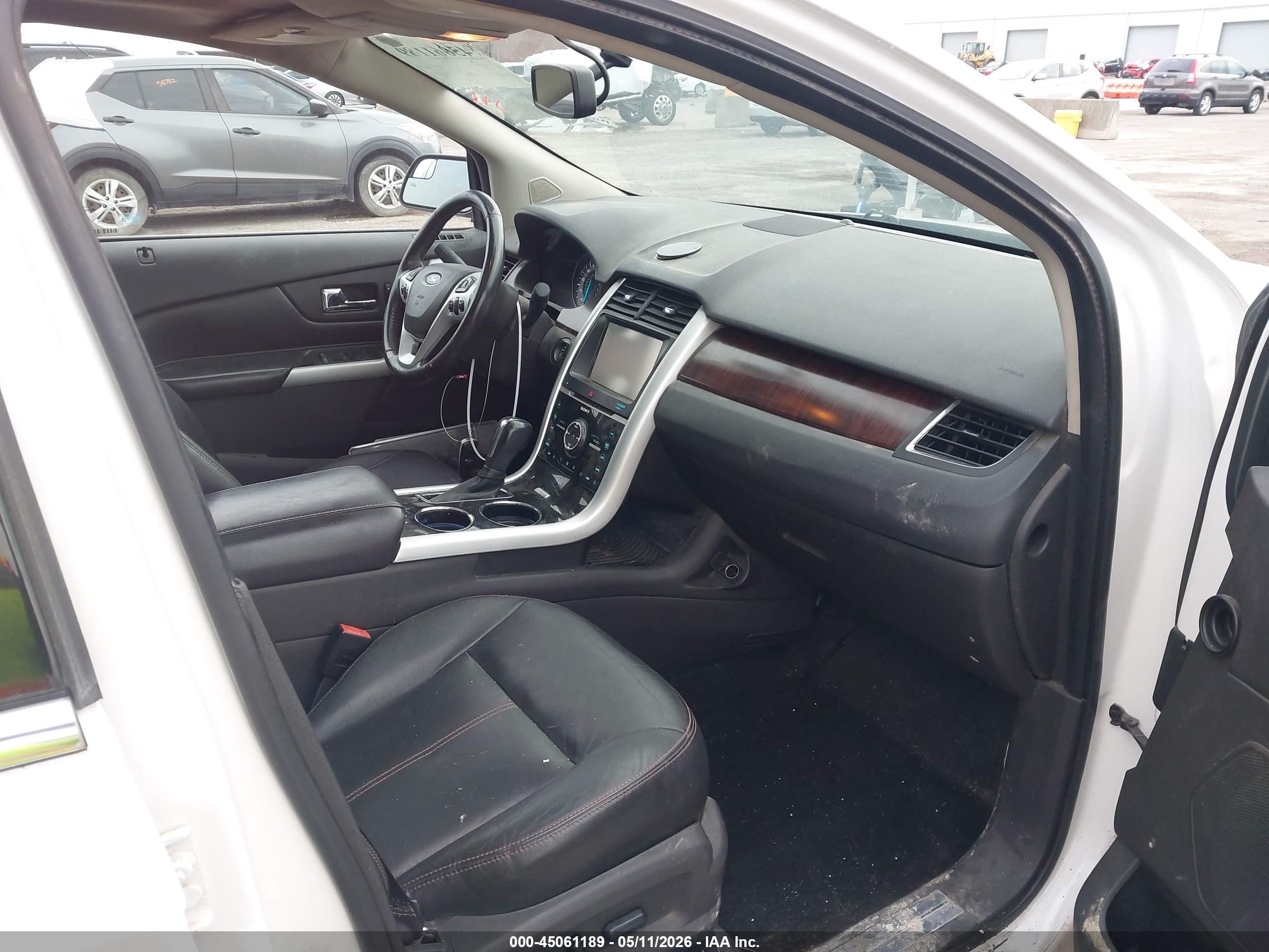 2013 Ford Edge Limited White vin: 2FMDK3KC2DBC96224