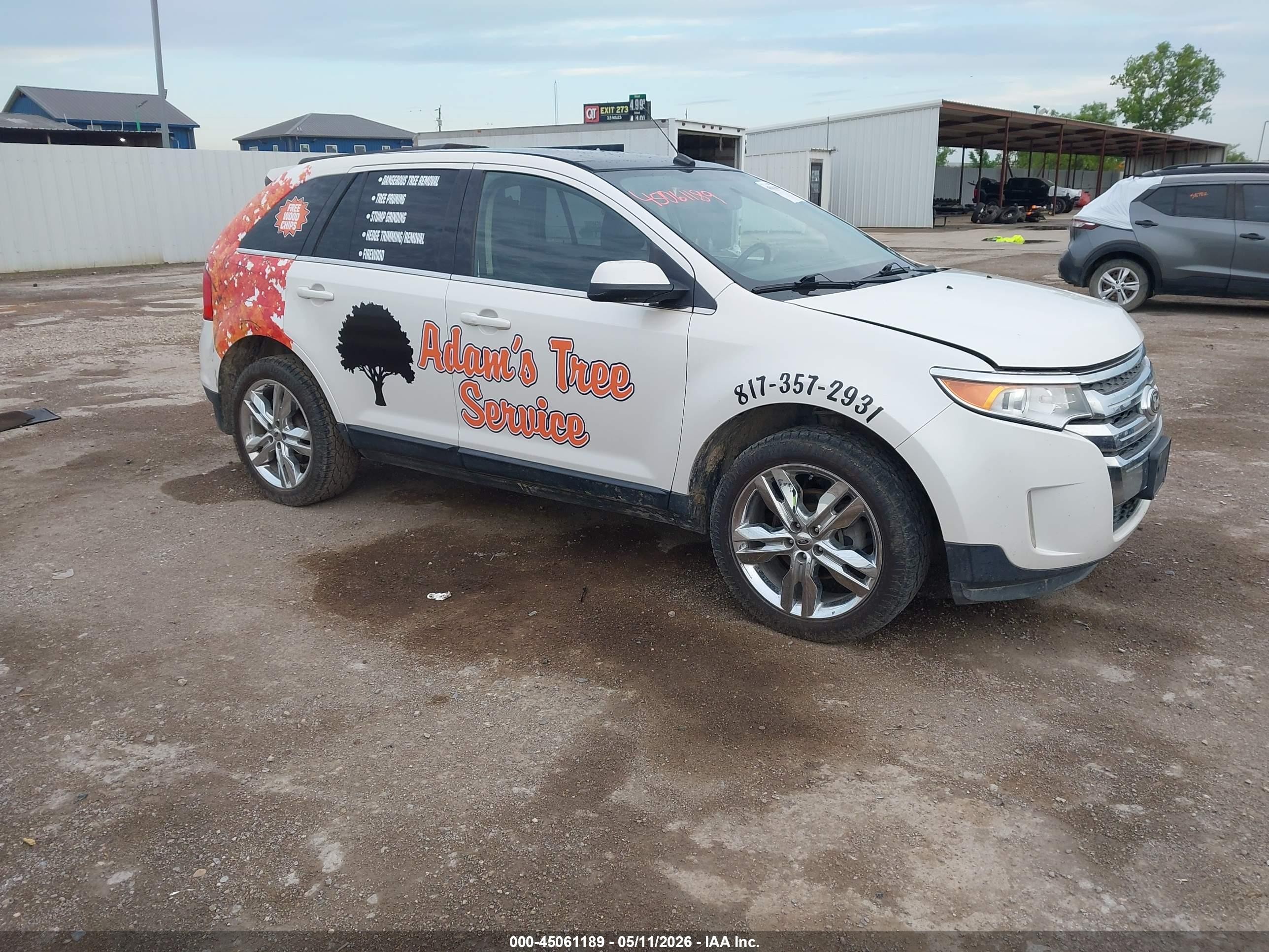 2013 Ford Edge Limited White vin: 2FMDK3KC2DBC96224