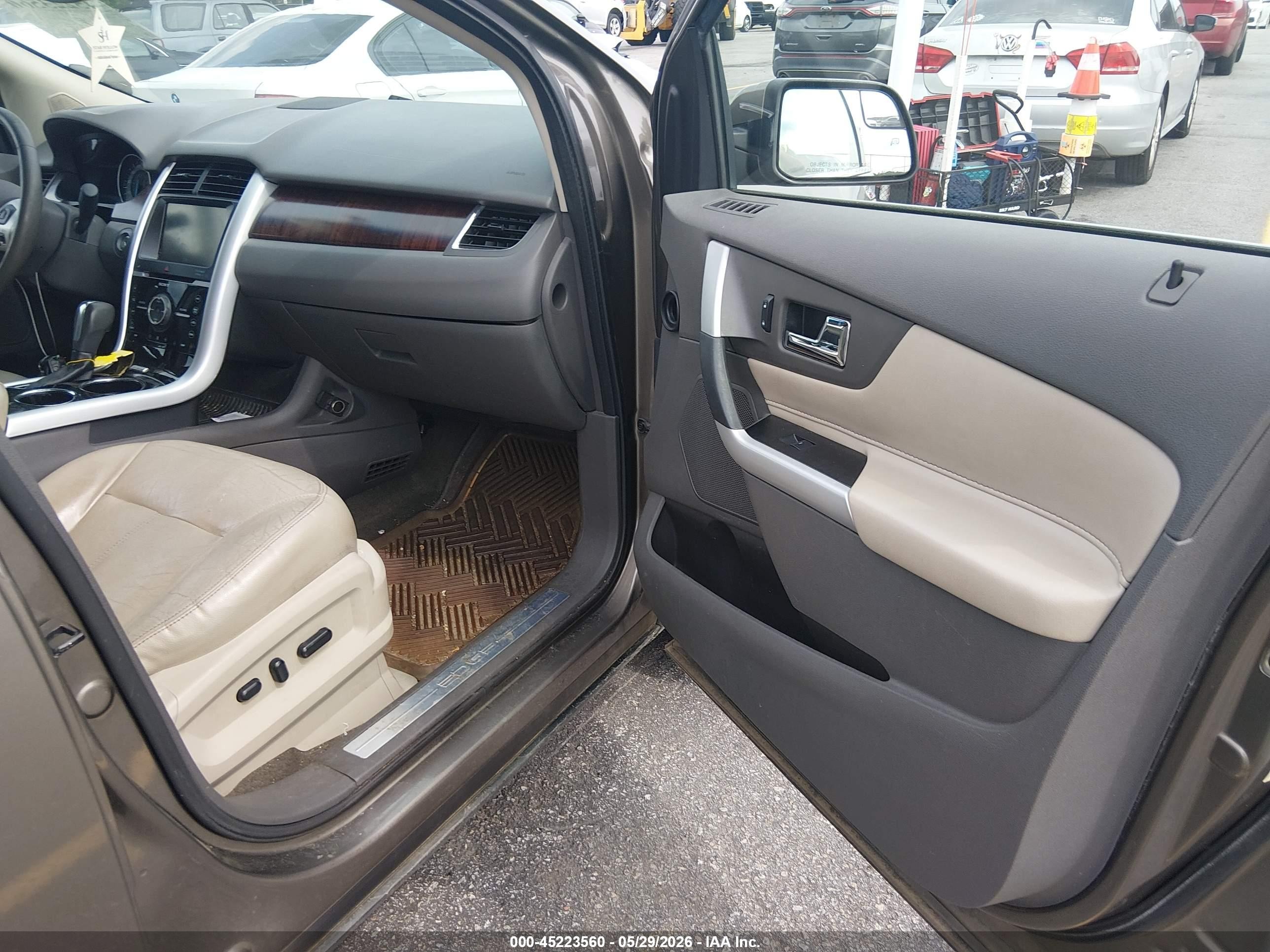 2014 Ford Edge Limited Gray vin: 2FMDK3KC2EBA46922