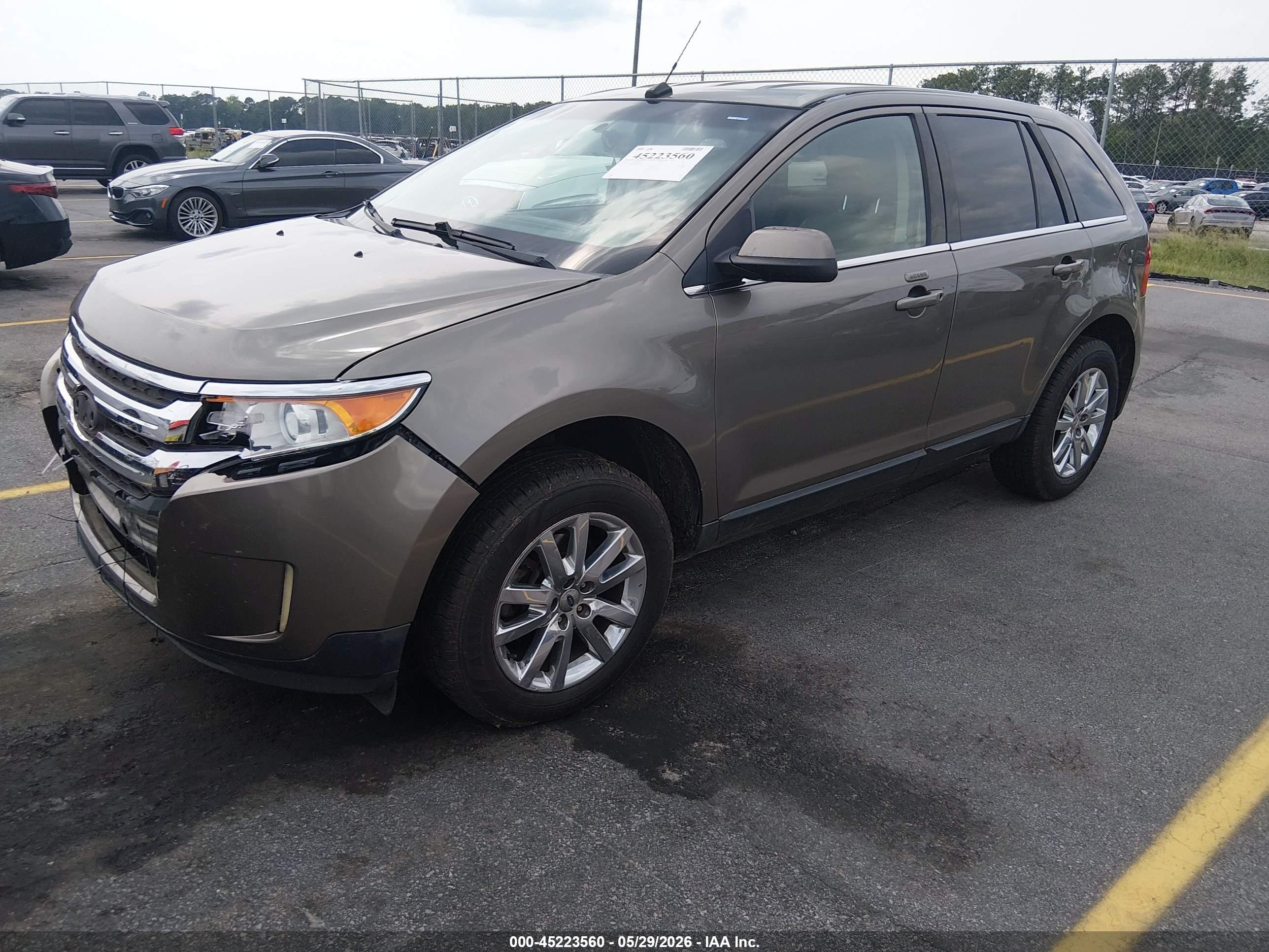 2014 Ford Edge Limited Gray vin: 2FMDK3KC2EBA46922