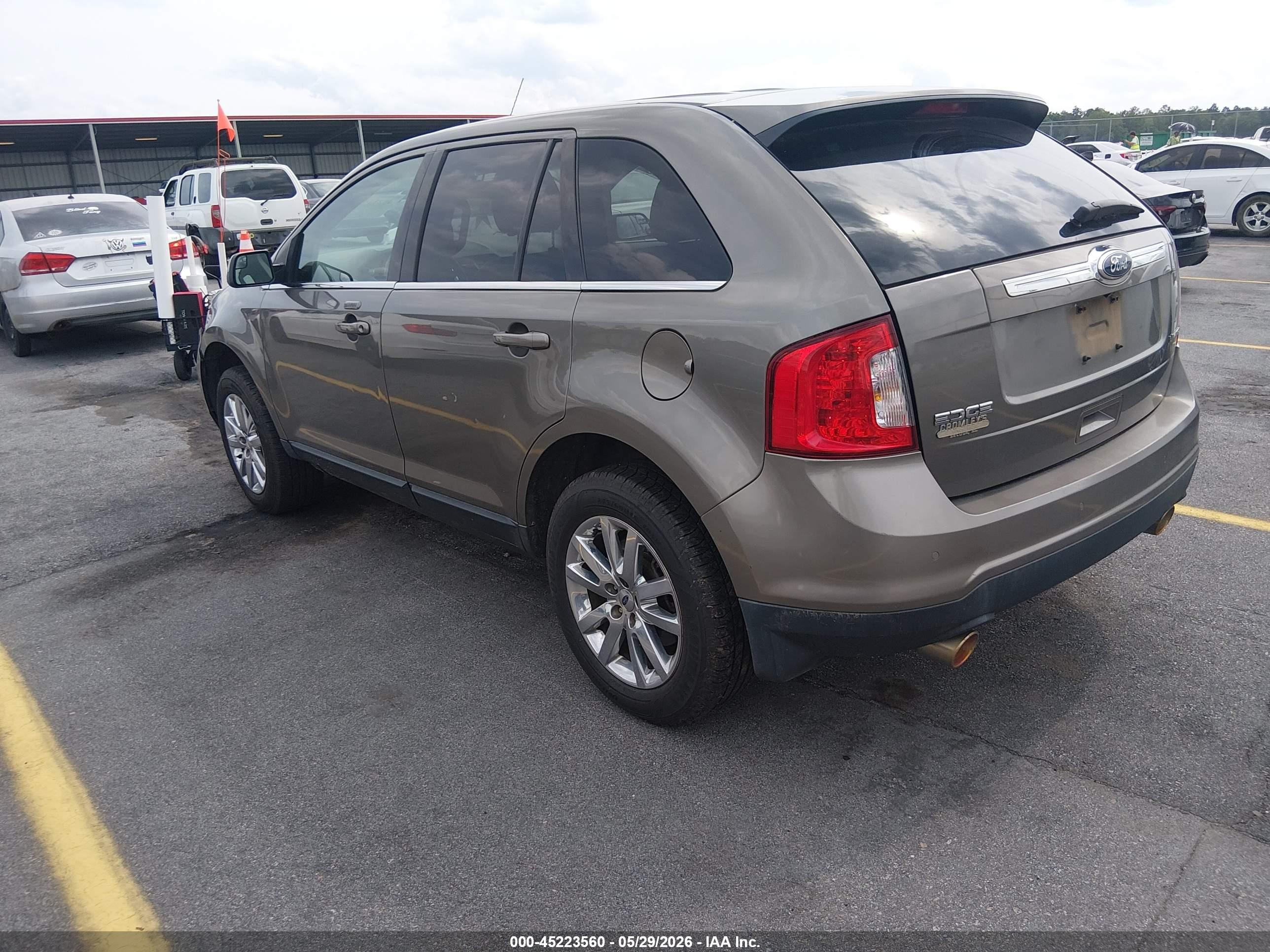 2014 Ford Edge Limited Gray vin: 2FMDK3KC2EBA46922