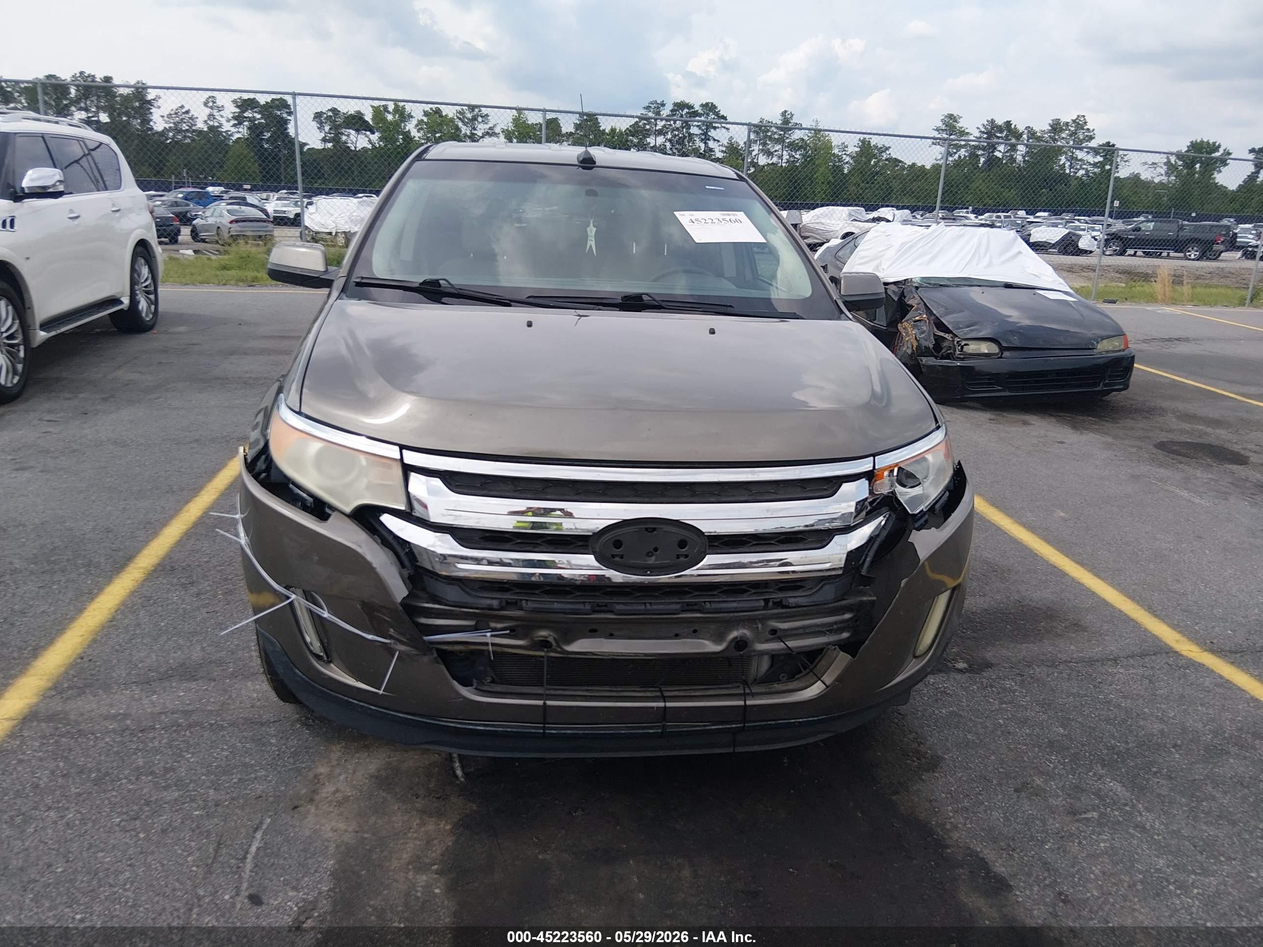 2014 Ford Edge Limited Gray vin: 2FMDK3KC2EBA46922