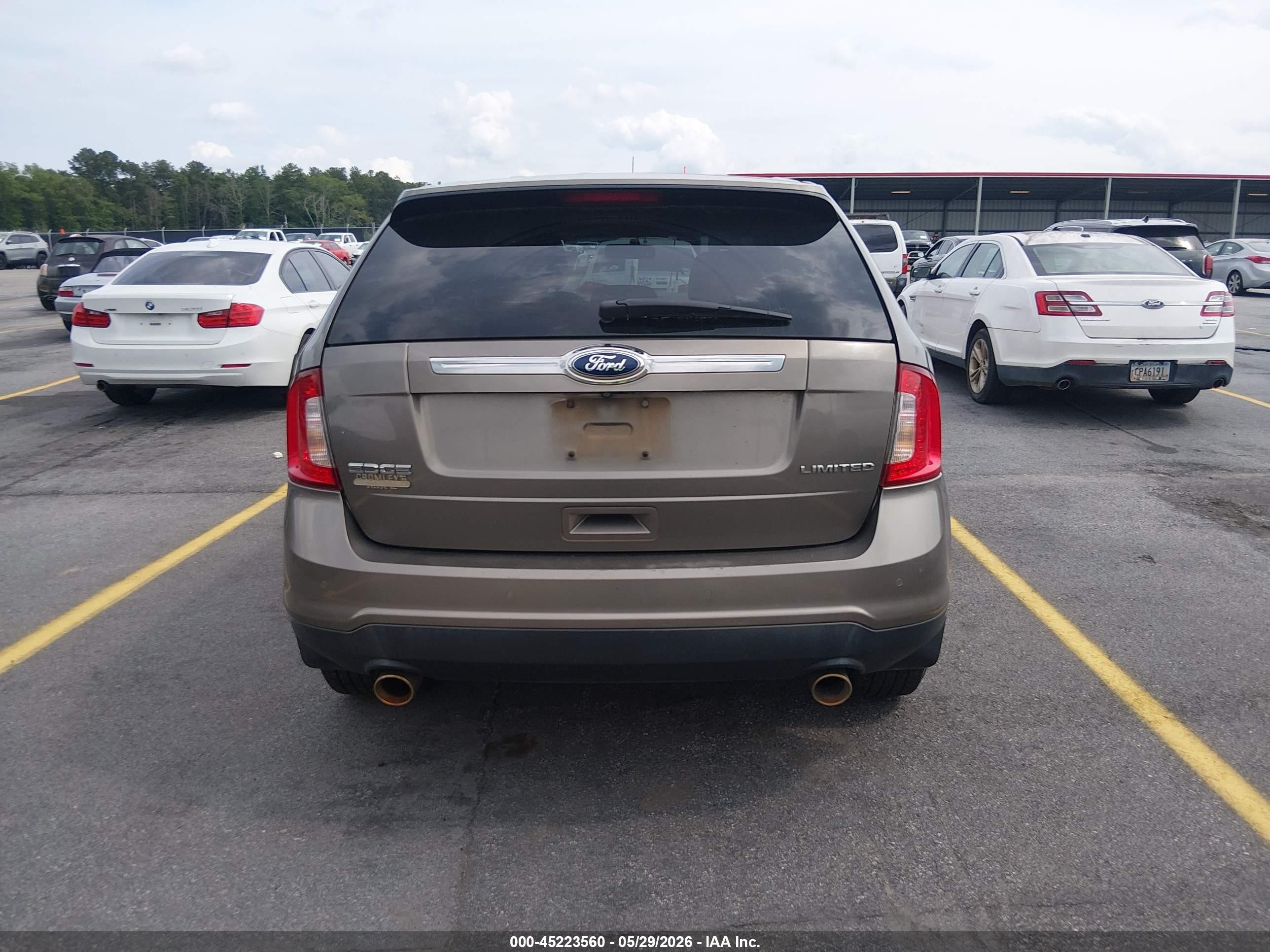 2014 Ford Edge Limited Gray vin: 2FMDK3KC2EBA46922