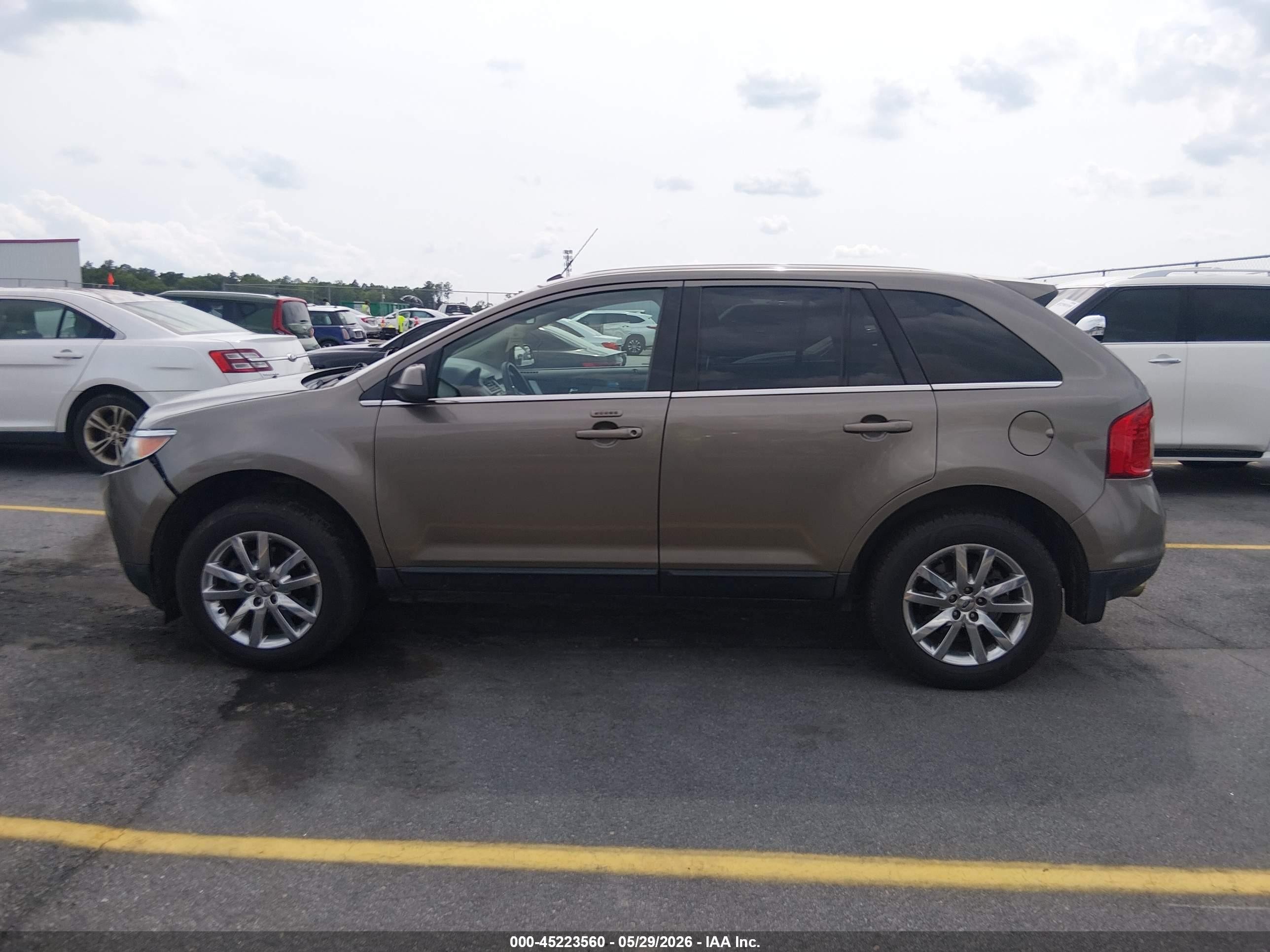 2014 Ford Edge Limited Gray vin: 2FMDK3KC2EBA46922