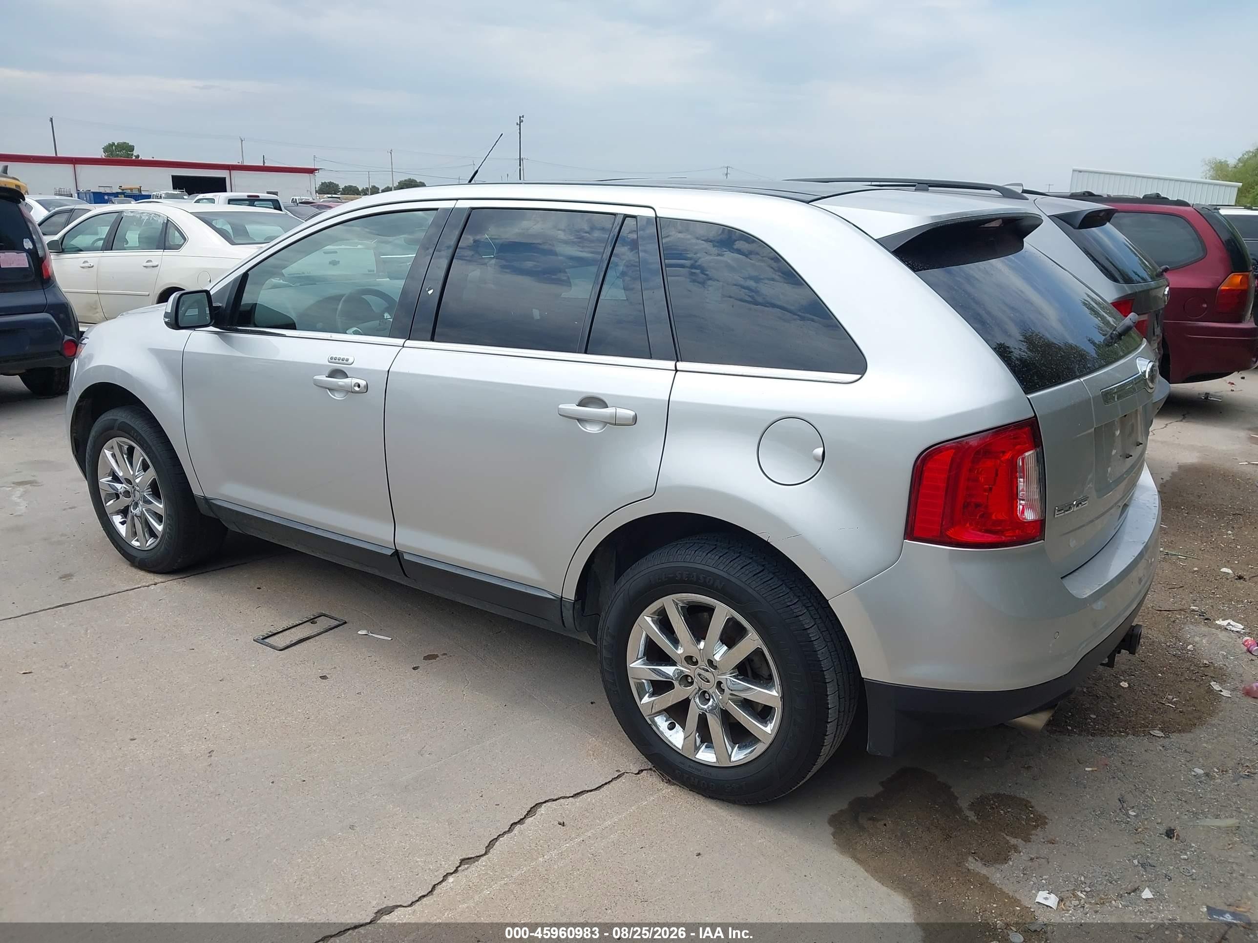 2014 Ford Edge Limited Серебряный vin: 2FMDK3KC2EBA49836