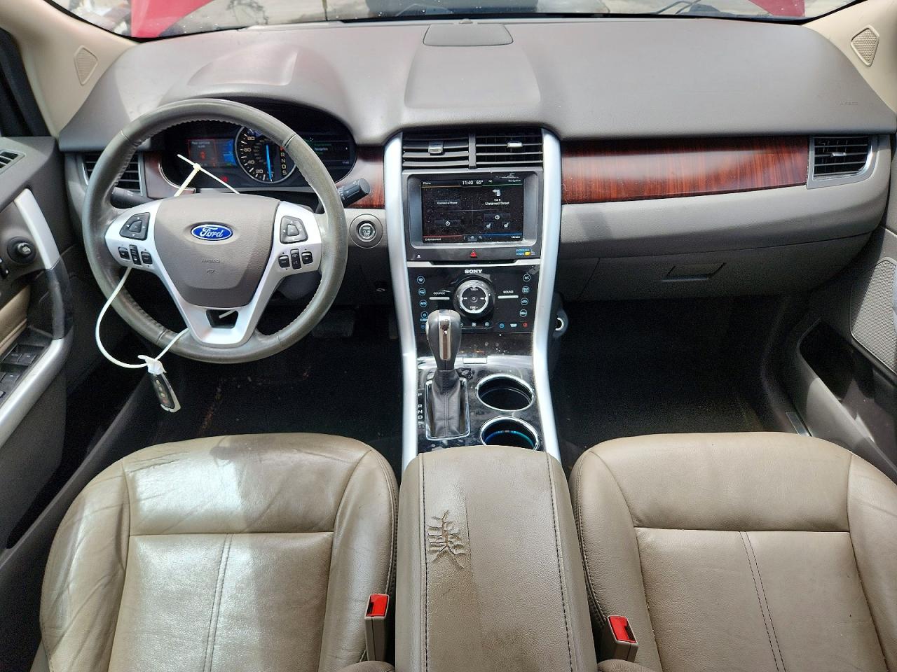 2014 Ford Edge Limited Red vin: 2FMDK3KC2EBA74882
