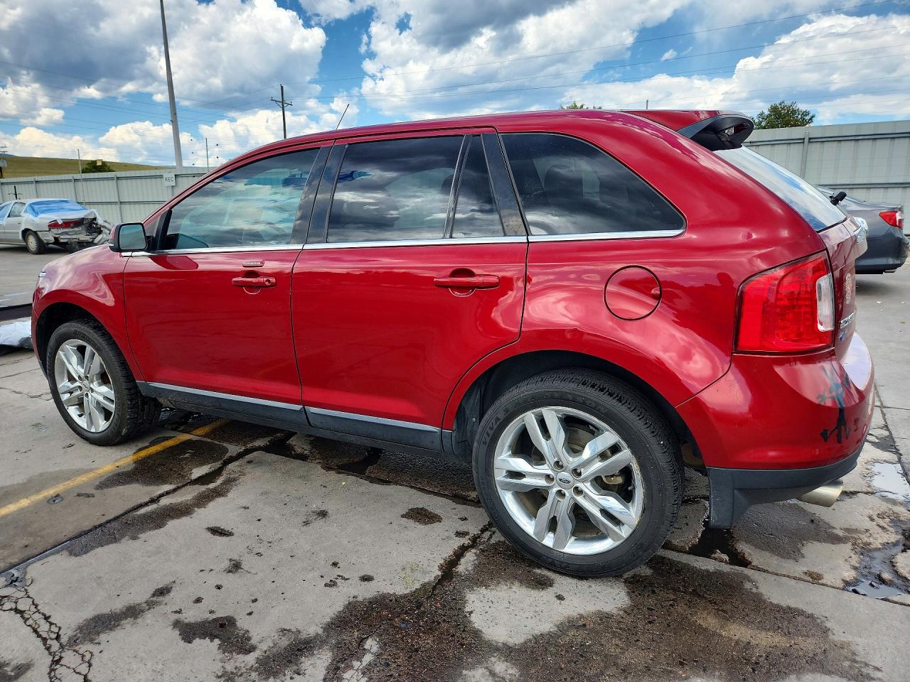 2014 Ford Edge Limited Red vin: 2FMDK3KC2EBA74882