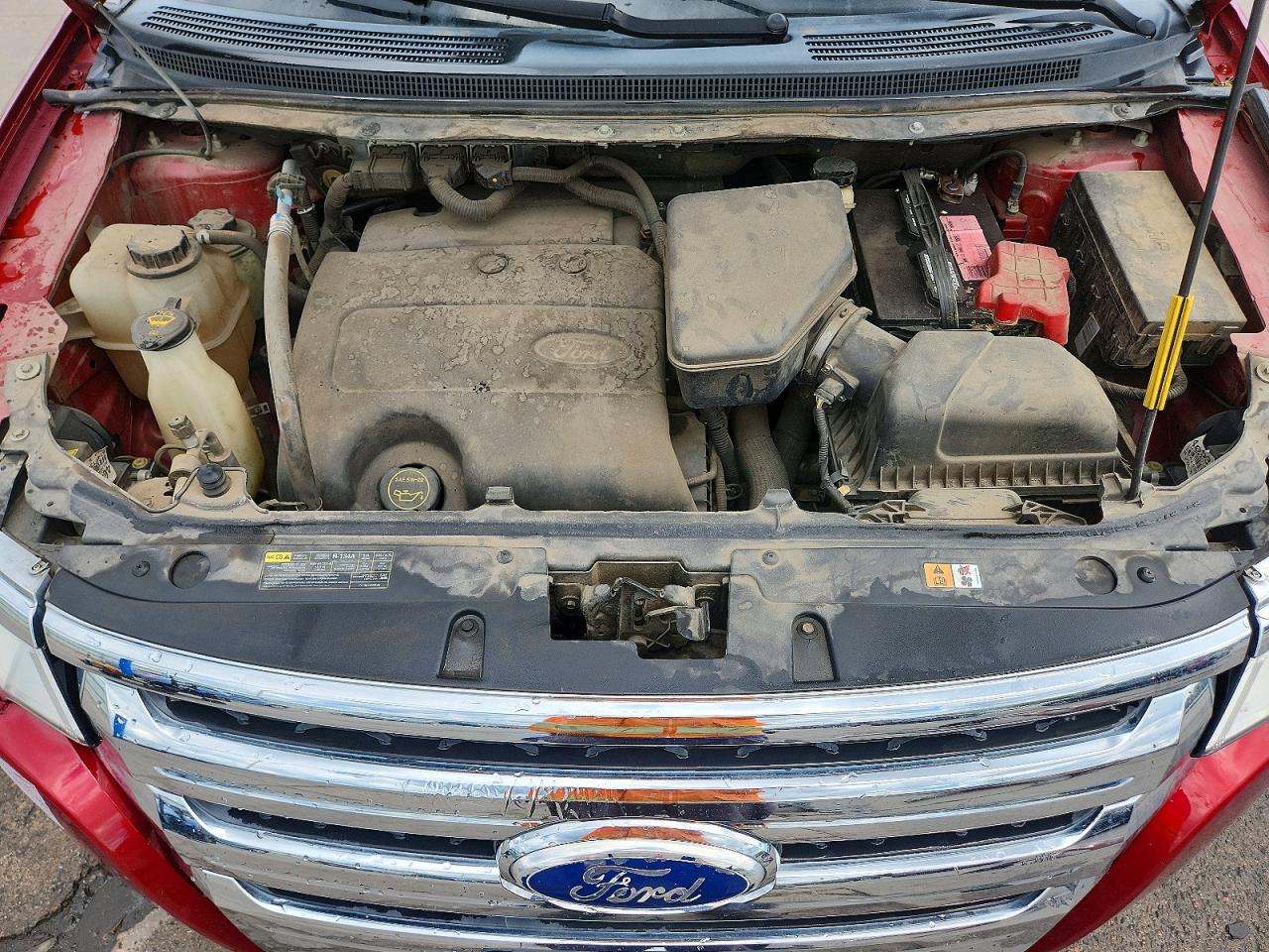 2014 Ford Edge Limited Red vin: 2FMDK3KC2EBA74882
