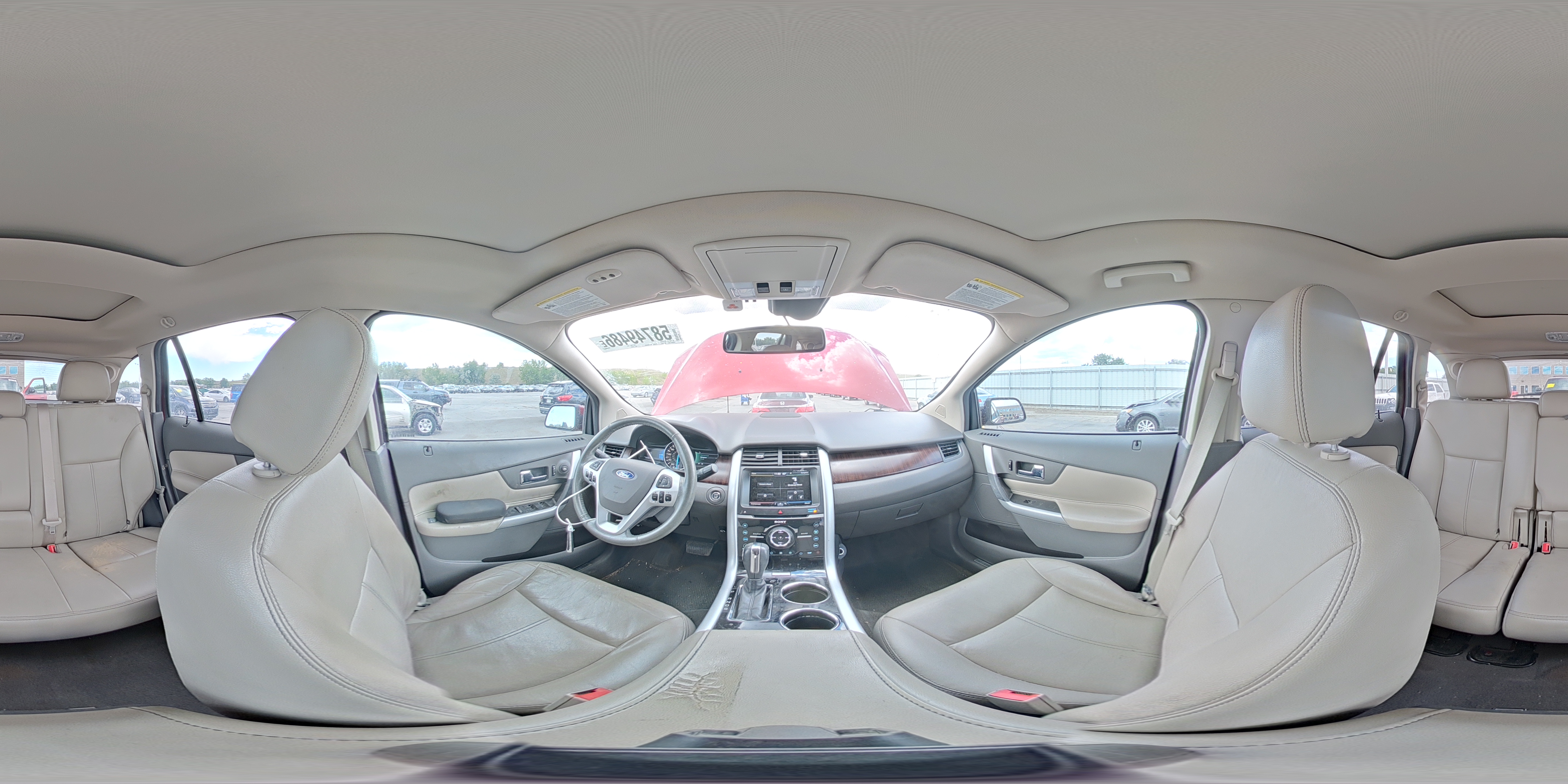 2014 Ford Edge Limited Red vin: 2FMDK3KC2EBA74882