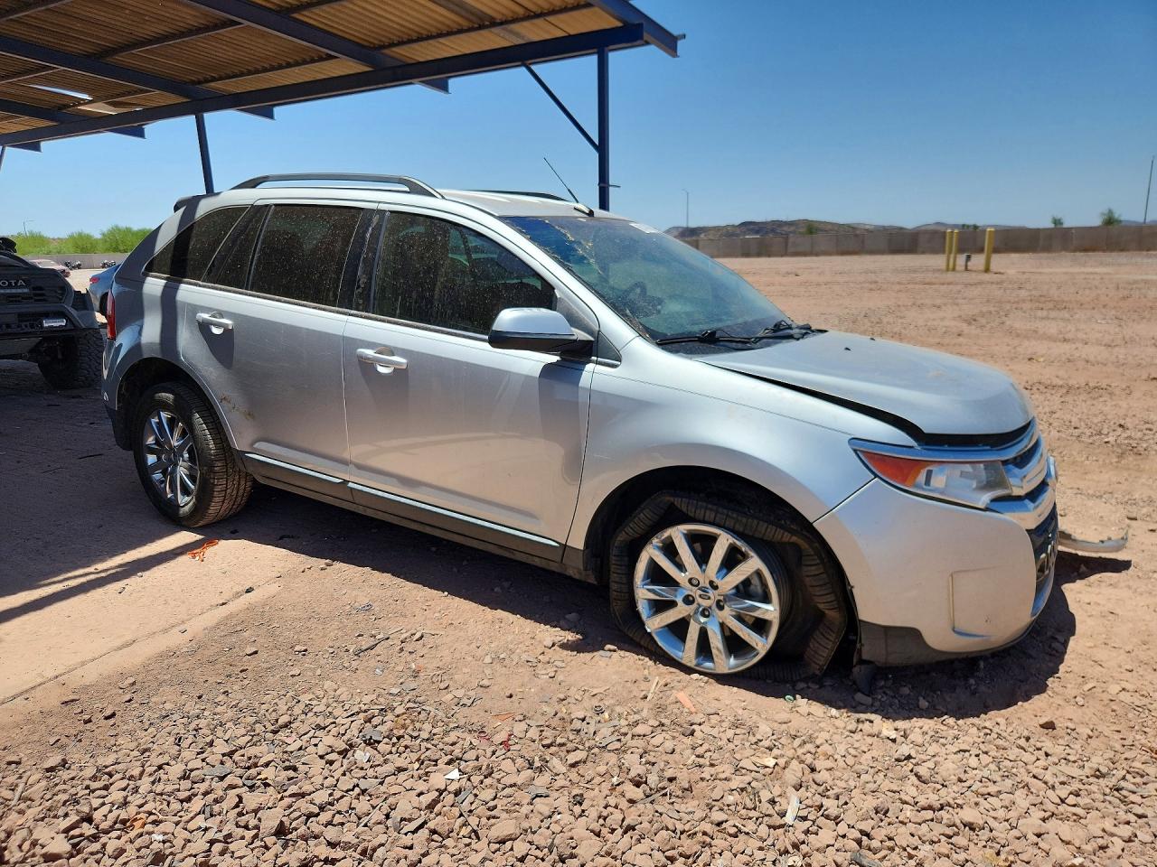 2014 Ford Edge Limited Silver vin: 2FMDK3KC2EBA90824