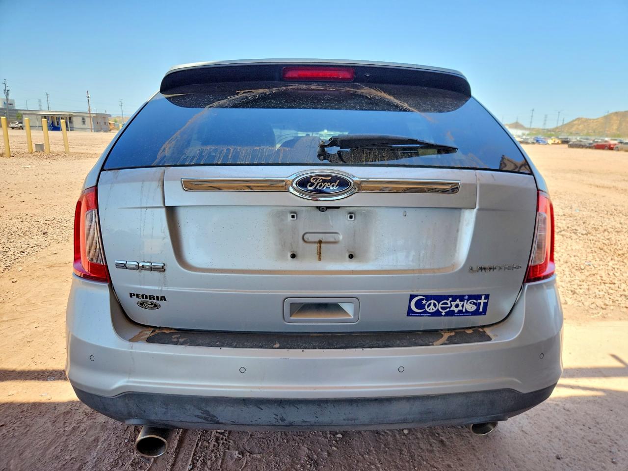 2014 Ford Edge Limited Silver vin: 2FMDK3KC2EBA90824