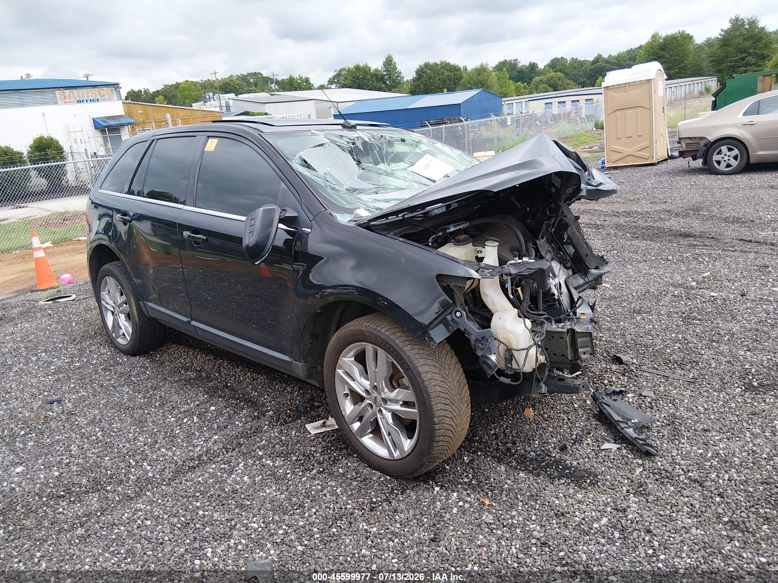 2014 Ford Edge Limited Black vin: 2FMDK3KC2EBB10232