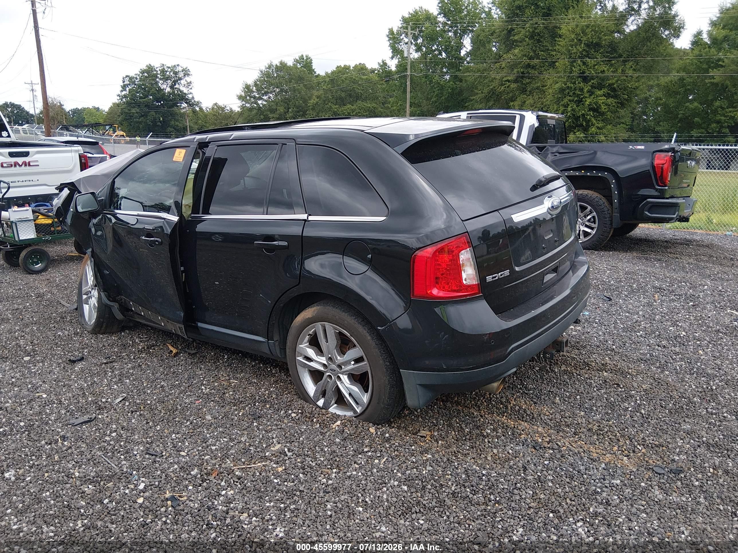 2014 Ford Edge Limited Black vin: 2FMDK3KC2EBB10232