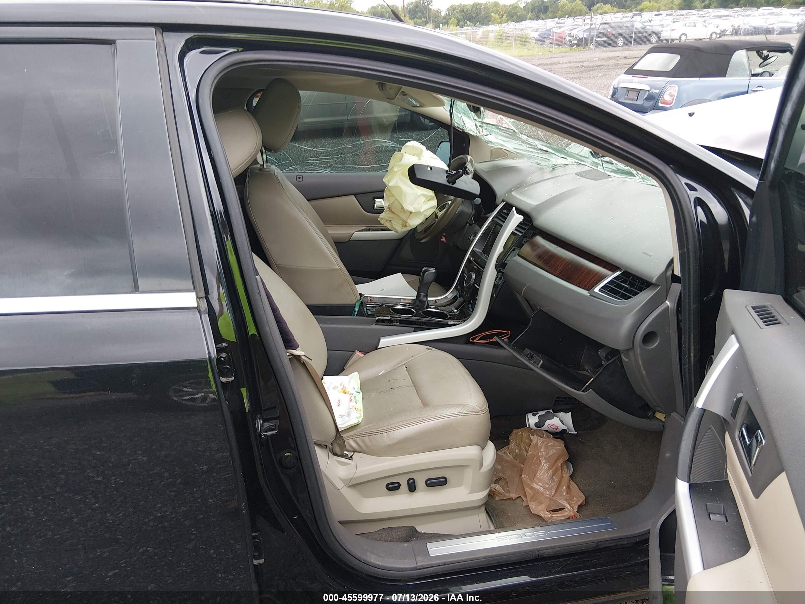 2014 Ford Edge Limited Black vin: 2FMDK3KC2EBB10232