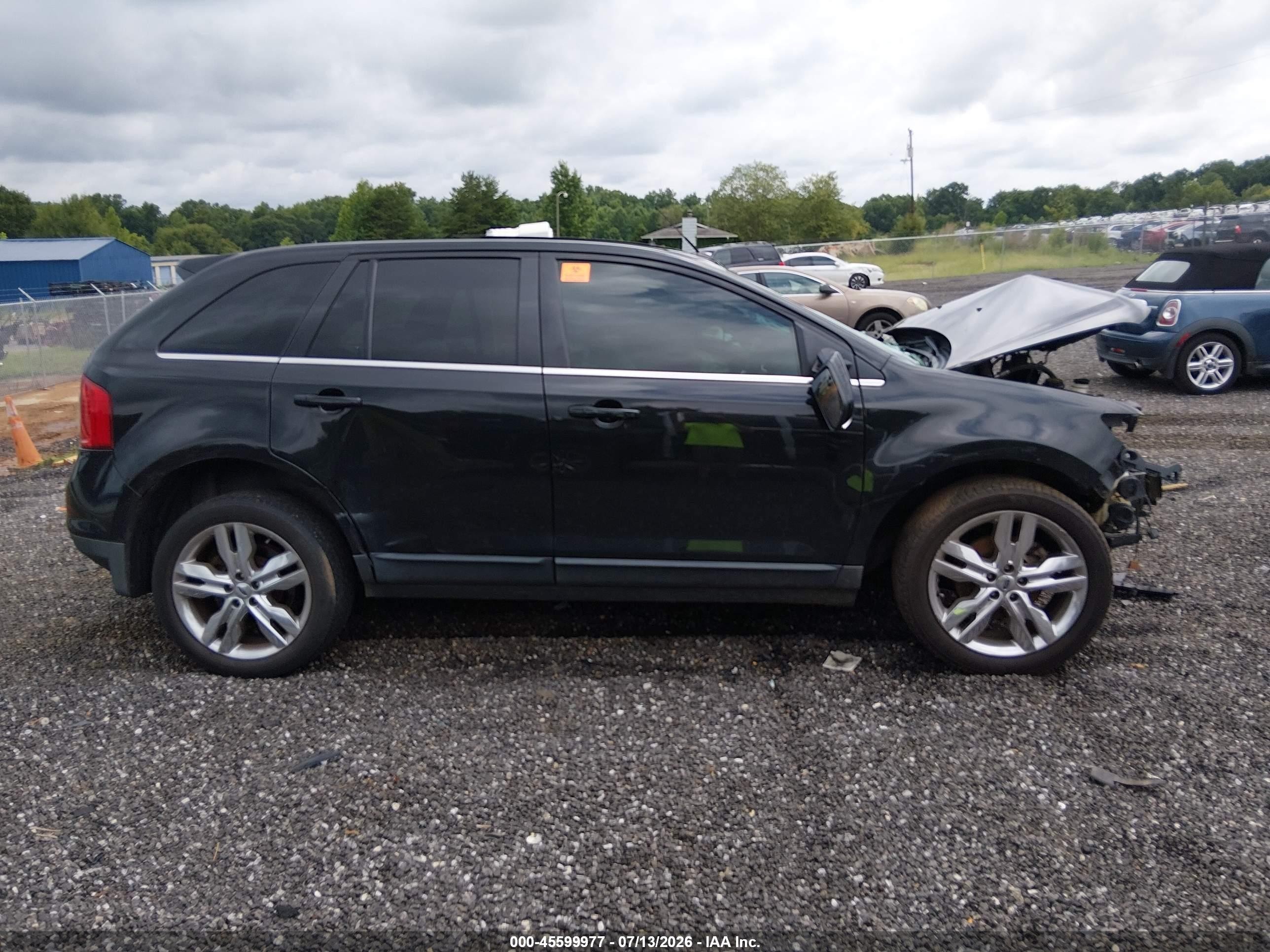 2014 Ford Edge Limited Black vin: 2FMDK3KC2EBB10232