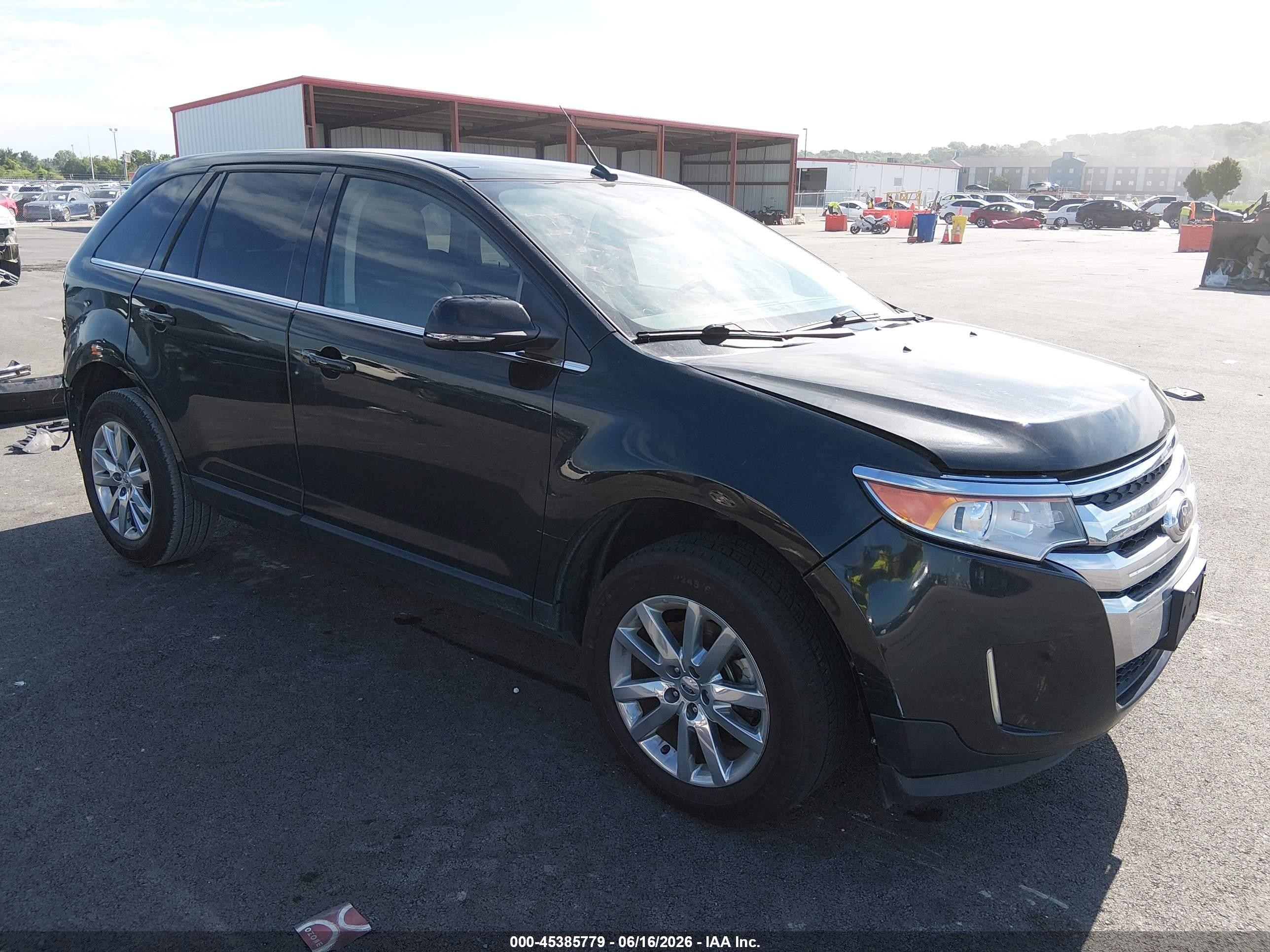 2014 Ford Edge Limited Black vin: 2FMDK3KC2EBB64548