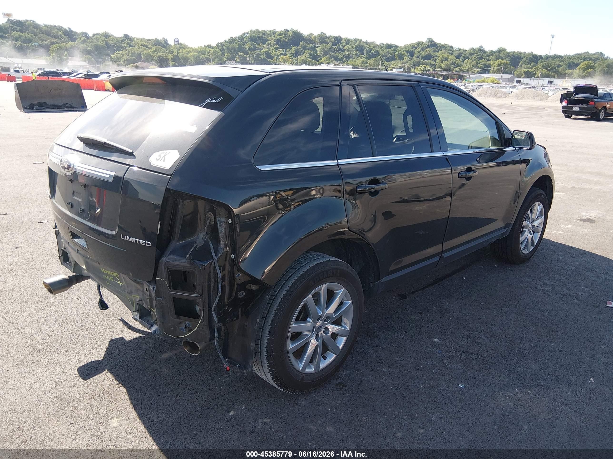 2014 Ford Edge Limited Черный vin: 2FMDK3KC2EBB64548