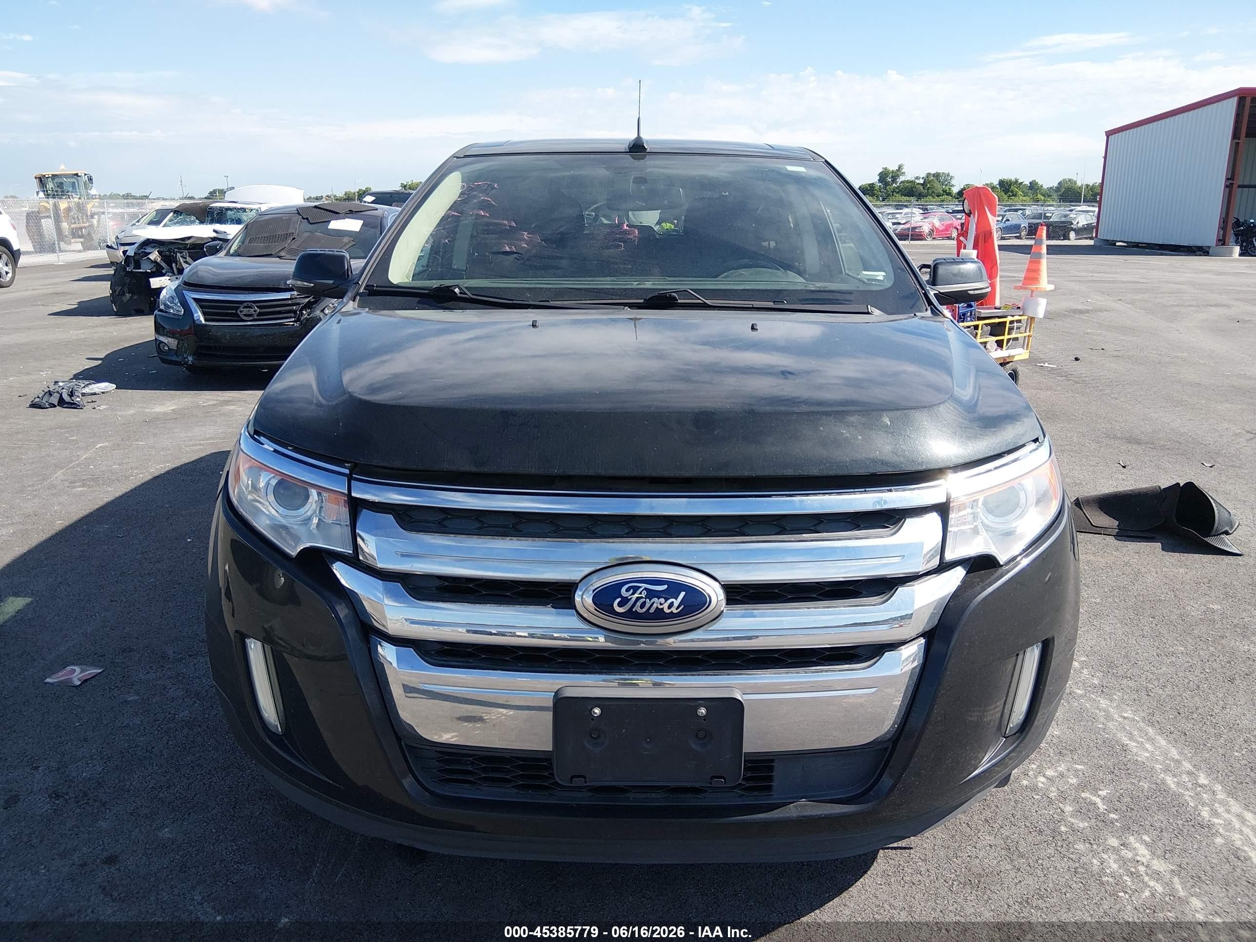2014 Ford Edge Limited Черный vin: 2FMDK3KC2EBB64548