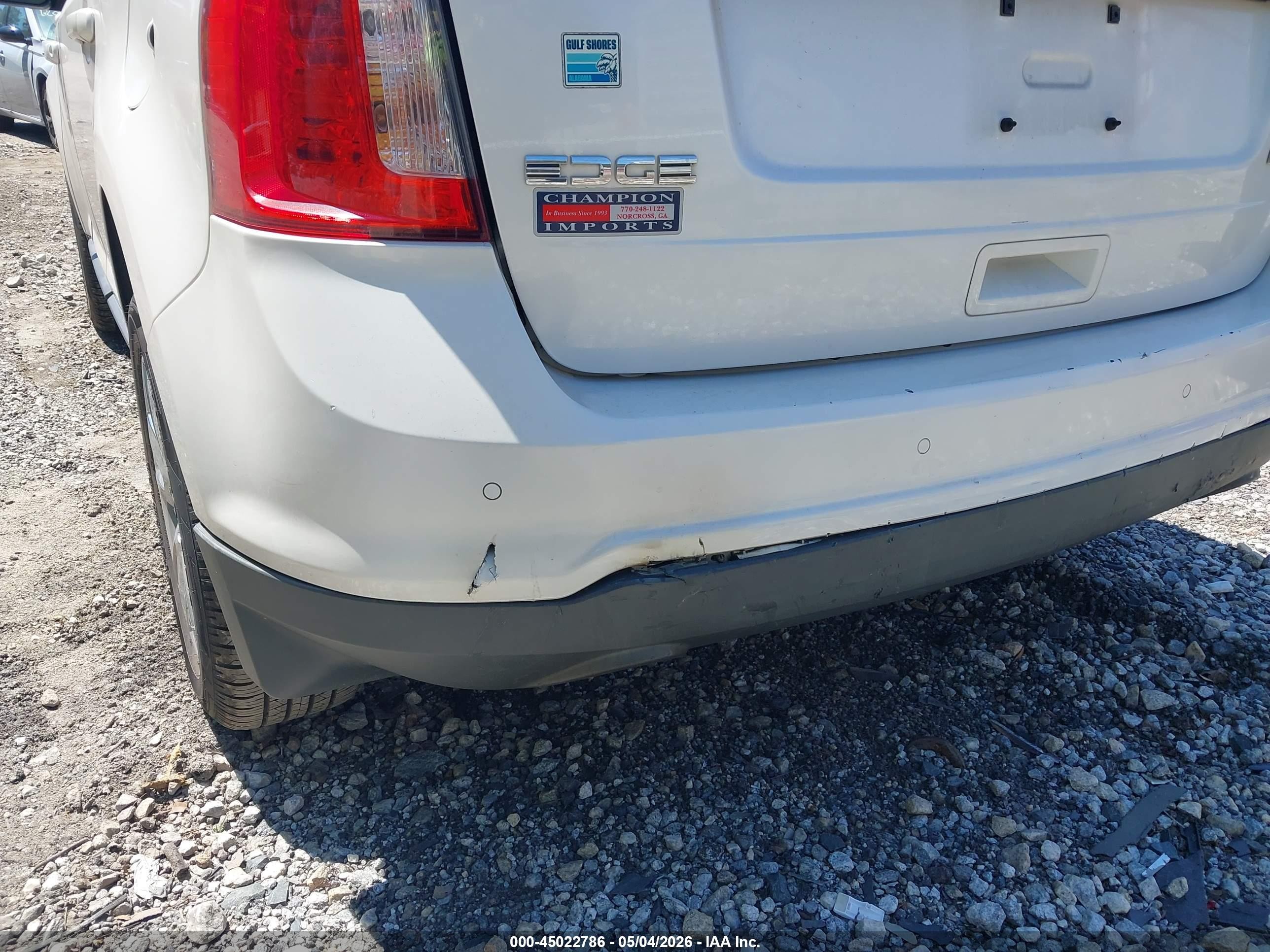 2014 Ford Edge Limited White vin: 2FMDK3KC2EBB67417