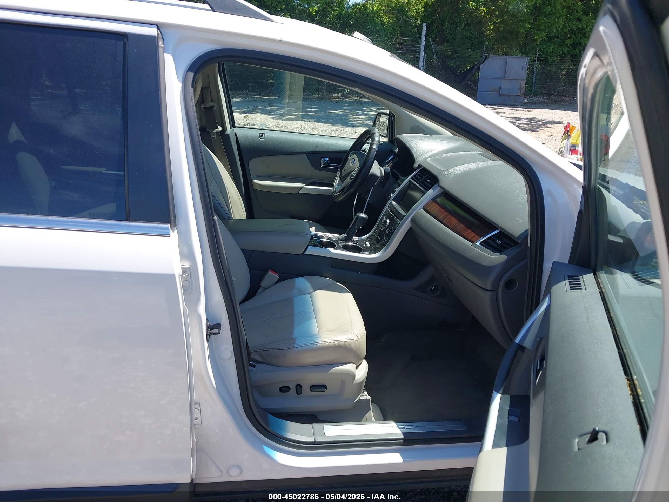2014 Ford Edge Limited White vin: 2FMDK3KC2EBB67417