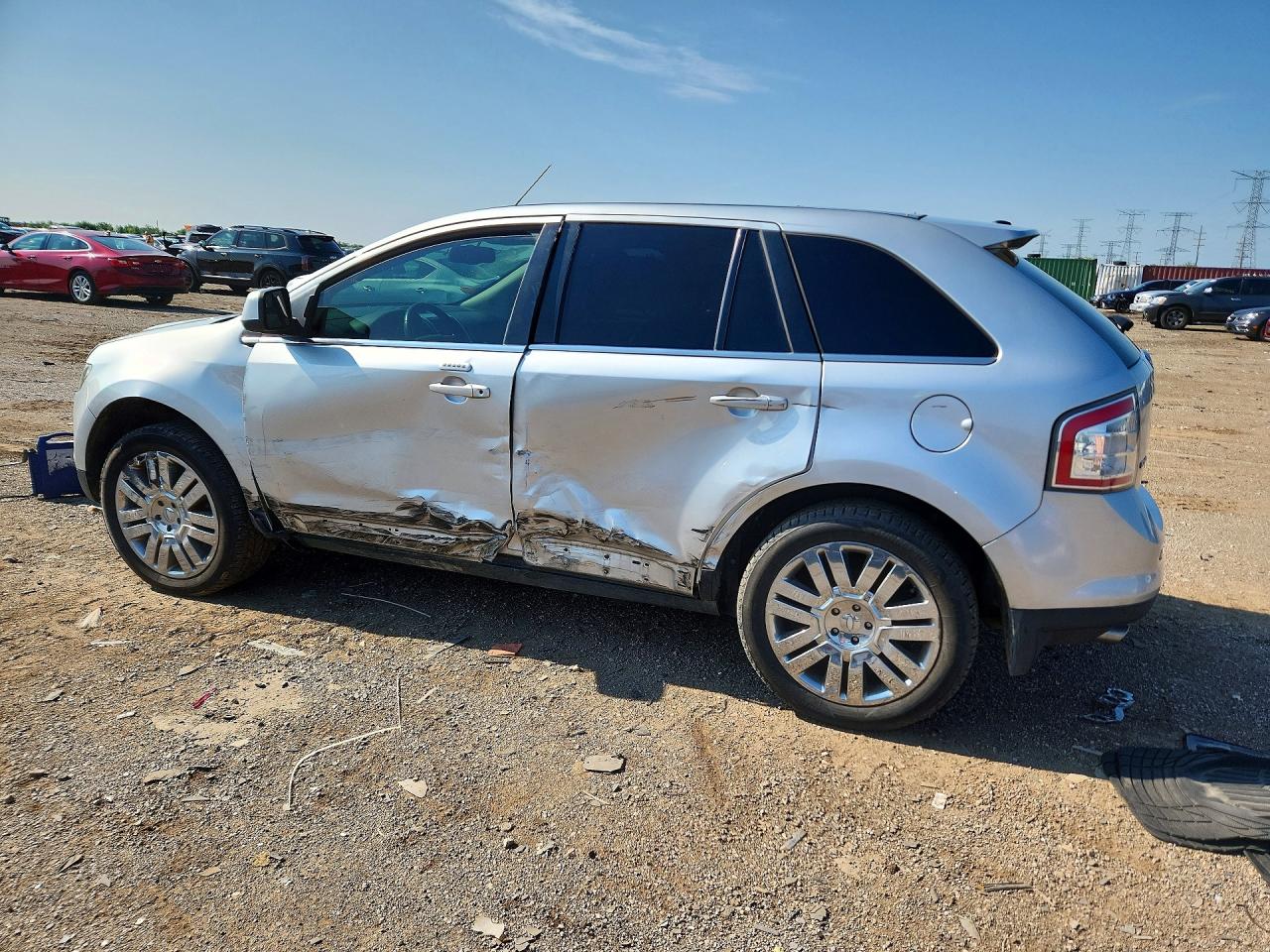 2010 Ford Edge Limited Silver vin: 2FMDK3KC3ABA16385