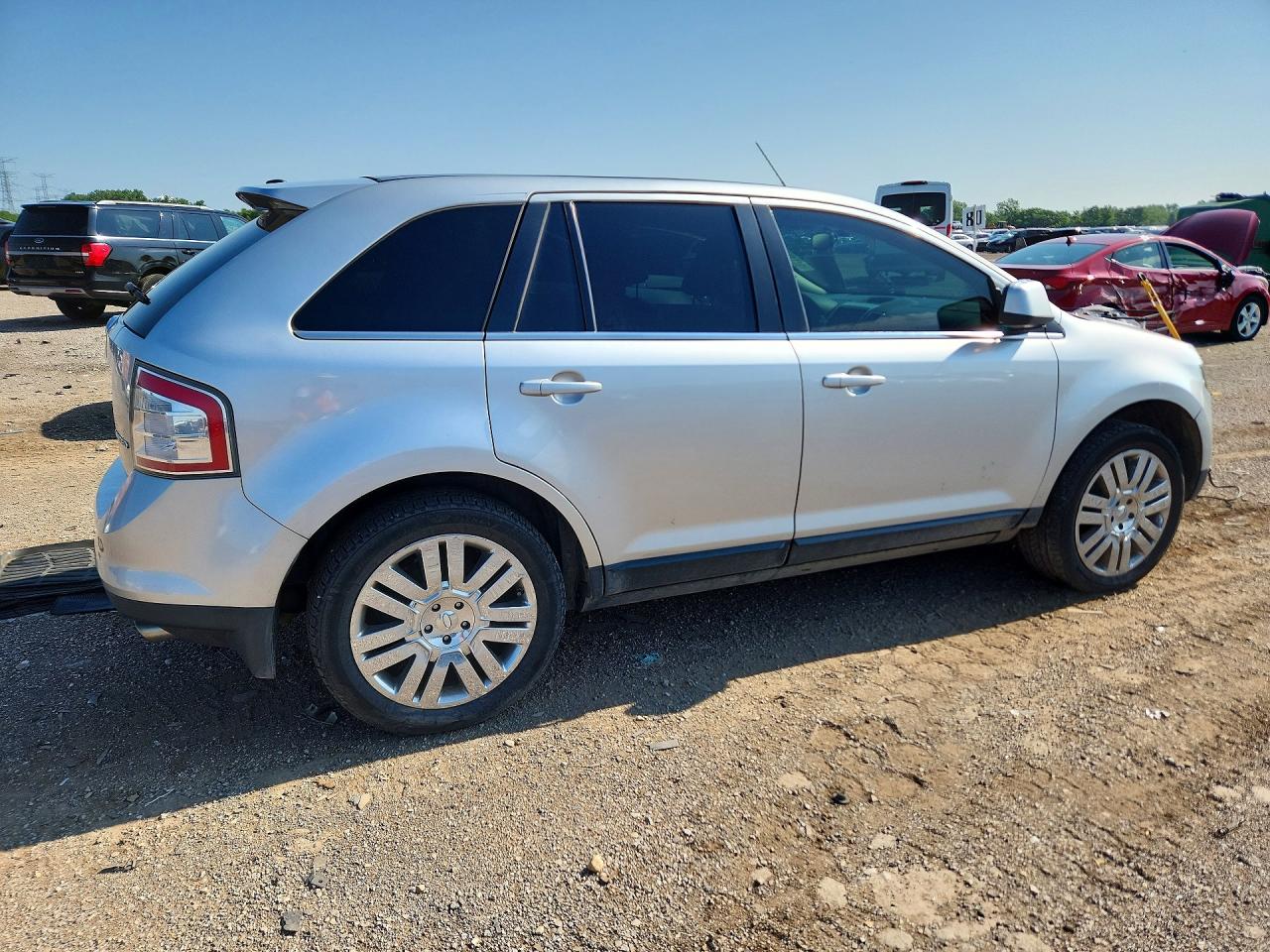 2010 Ford Edge Limited Silver vin: 2FMDK3KC3ABA16385