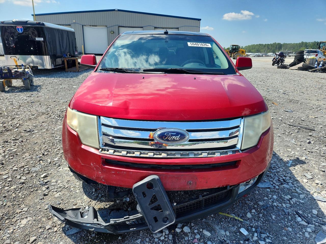 2010 Ford Edge Limited Red vin: 2FMDK3KC3ABA84380